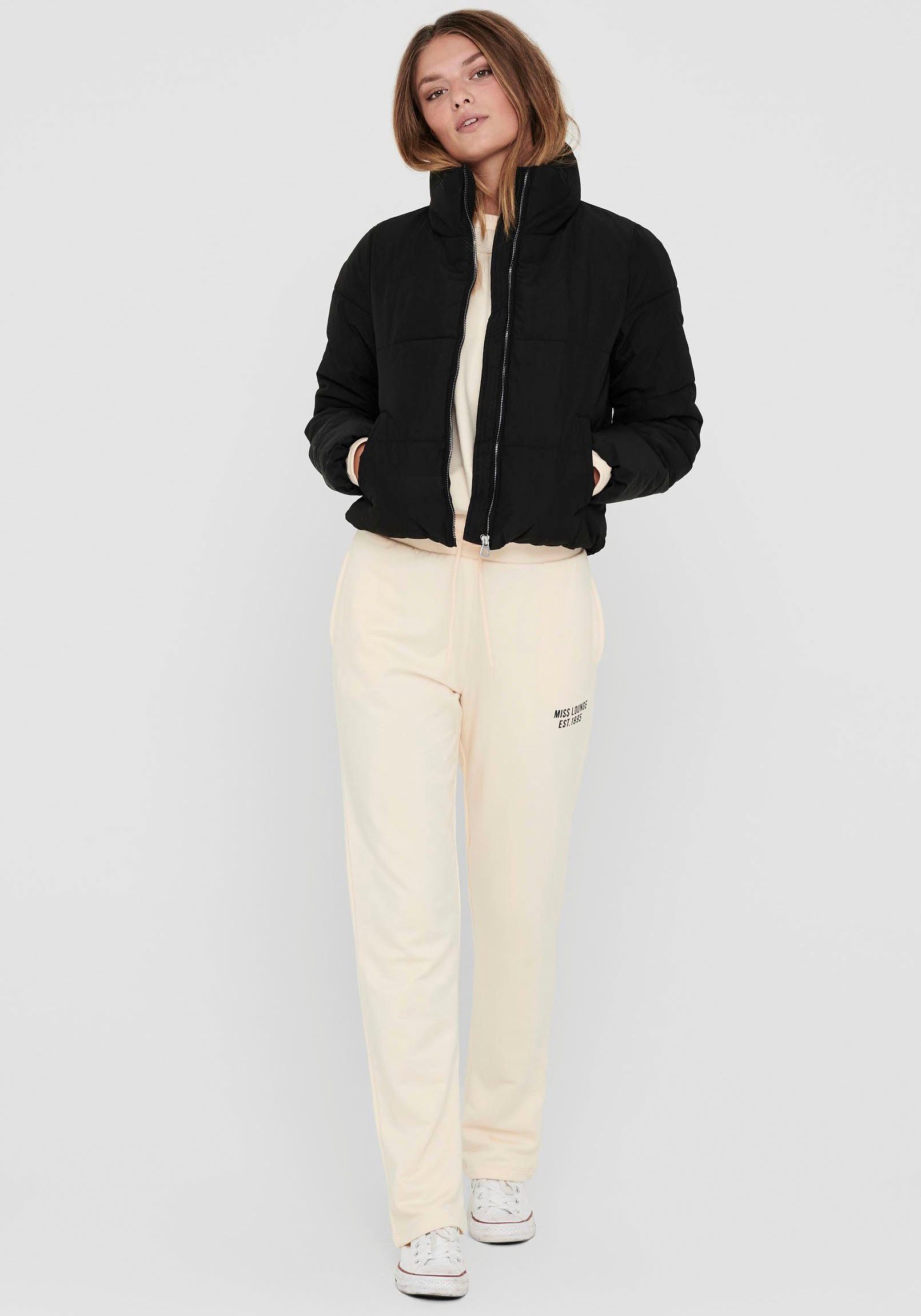 Only Gewatteerde jas ONLCAMILLA V-NECK L/S PULLOVER KNT NOOS