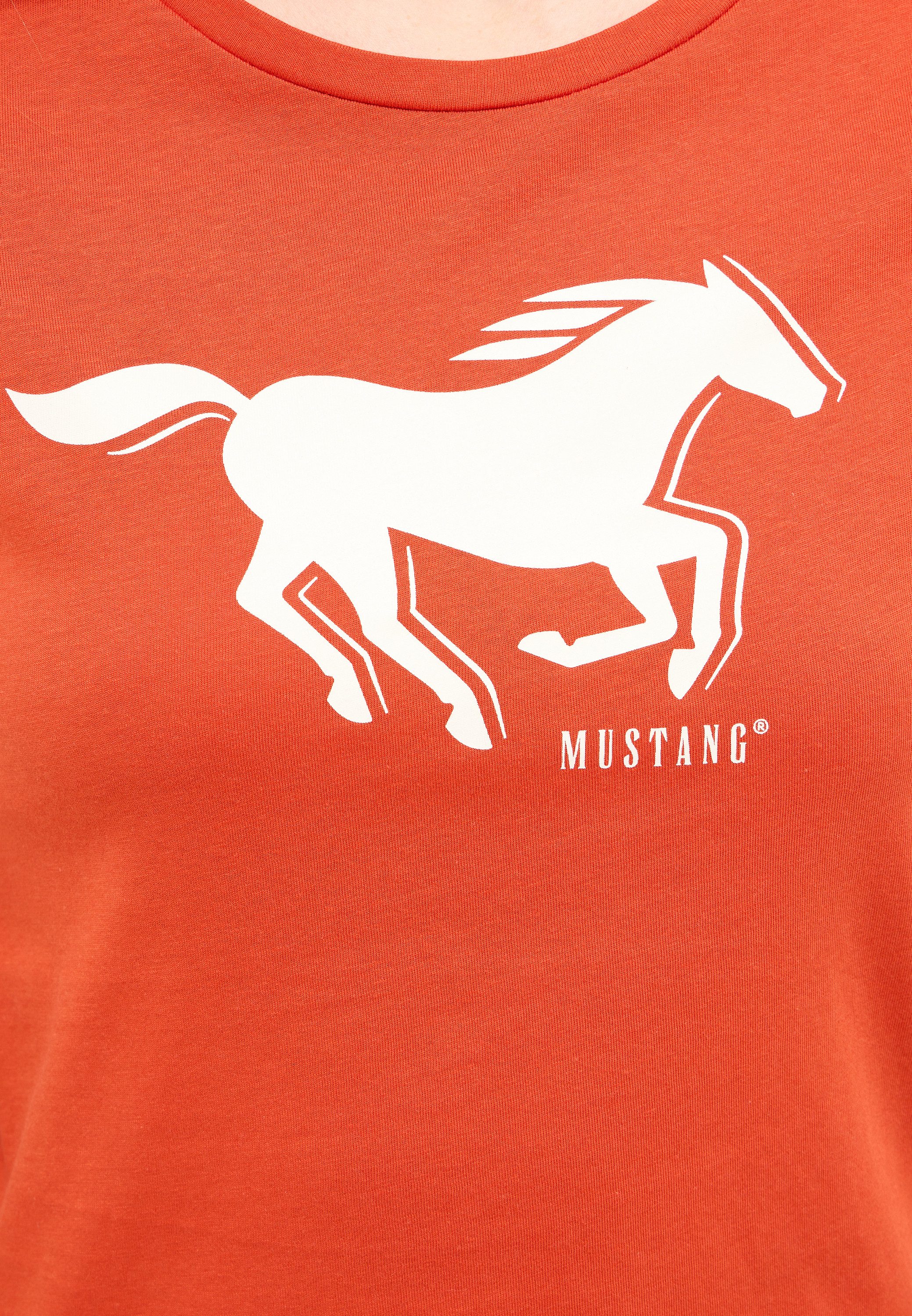 MUSTANG Shirt met korte mouwen Dames stijl Loa