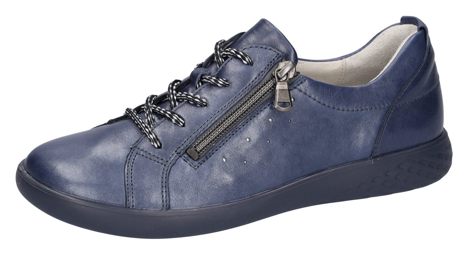 Waldläufer Sneakers H-CLOÉ vrijetijdsschoen, lage schoen, veterschoen in comfortwijdte h = zeer breed