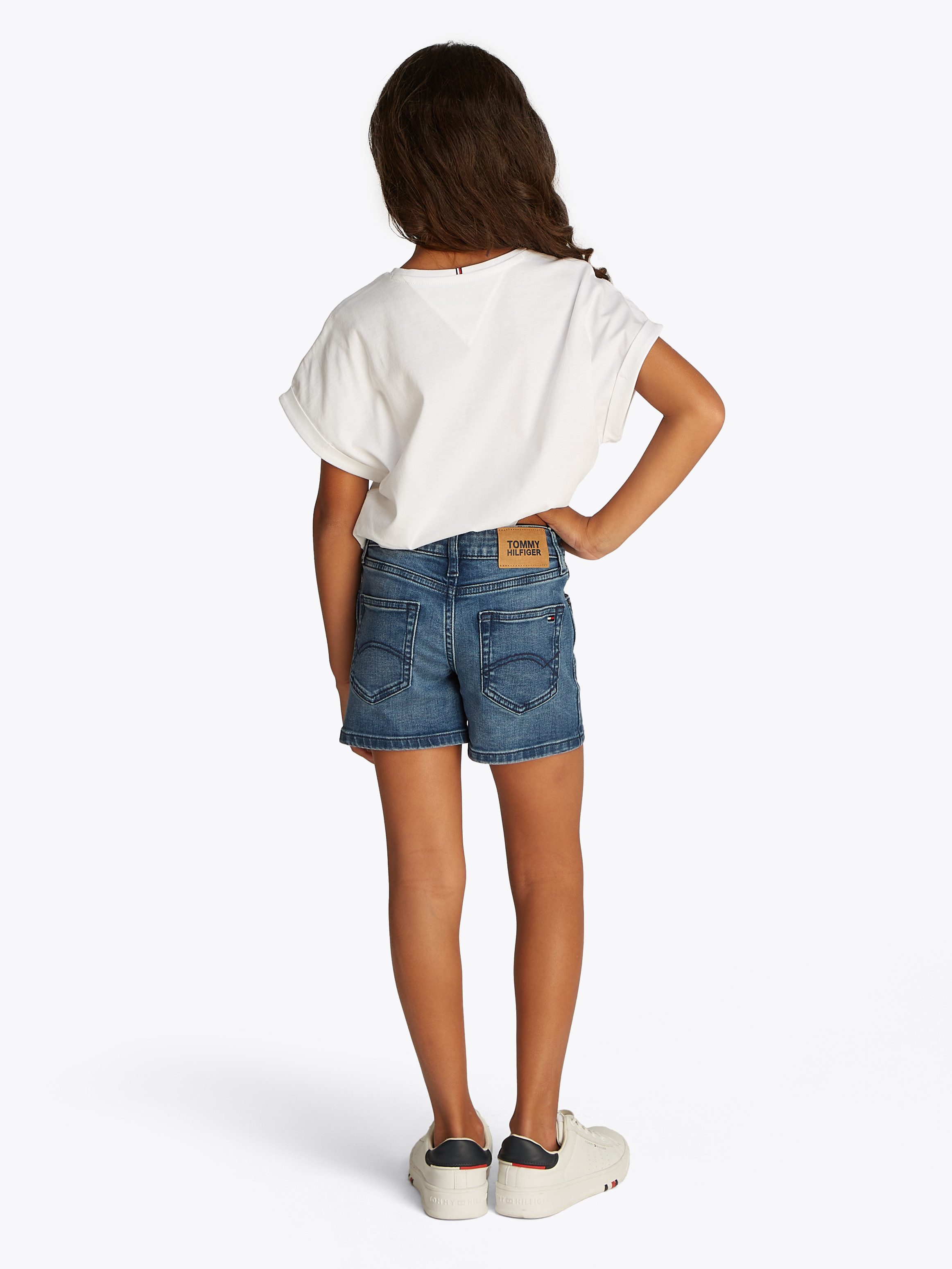 Tommy Hilfiger Short NORA SHORT in blauwe wassing