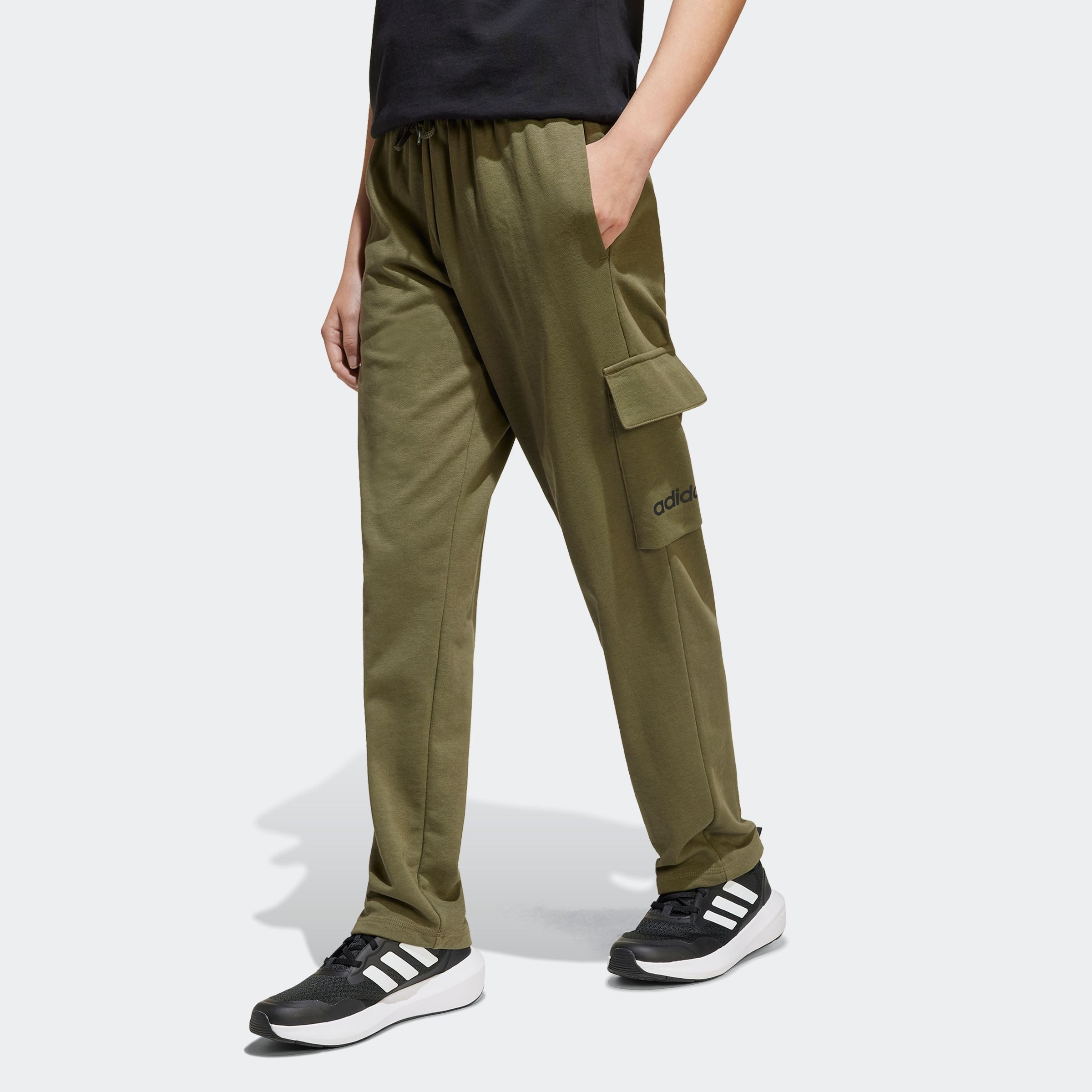 adidas Sportswear Sportbroek JG LIN FT C PT (1-delig) meisjes broeken maat 128 groen