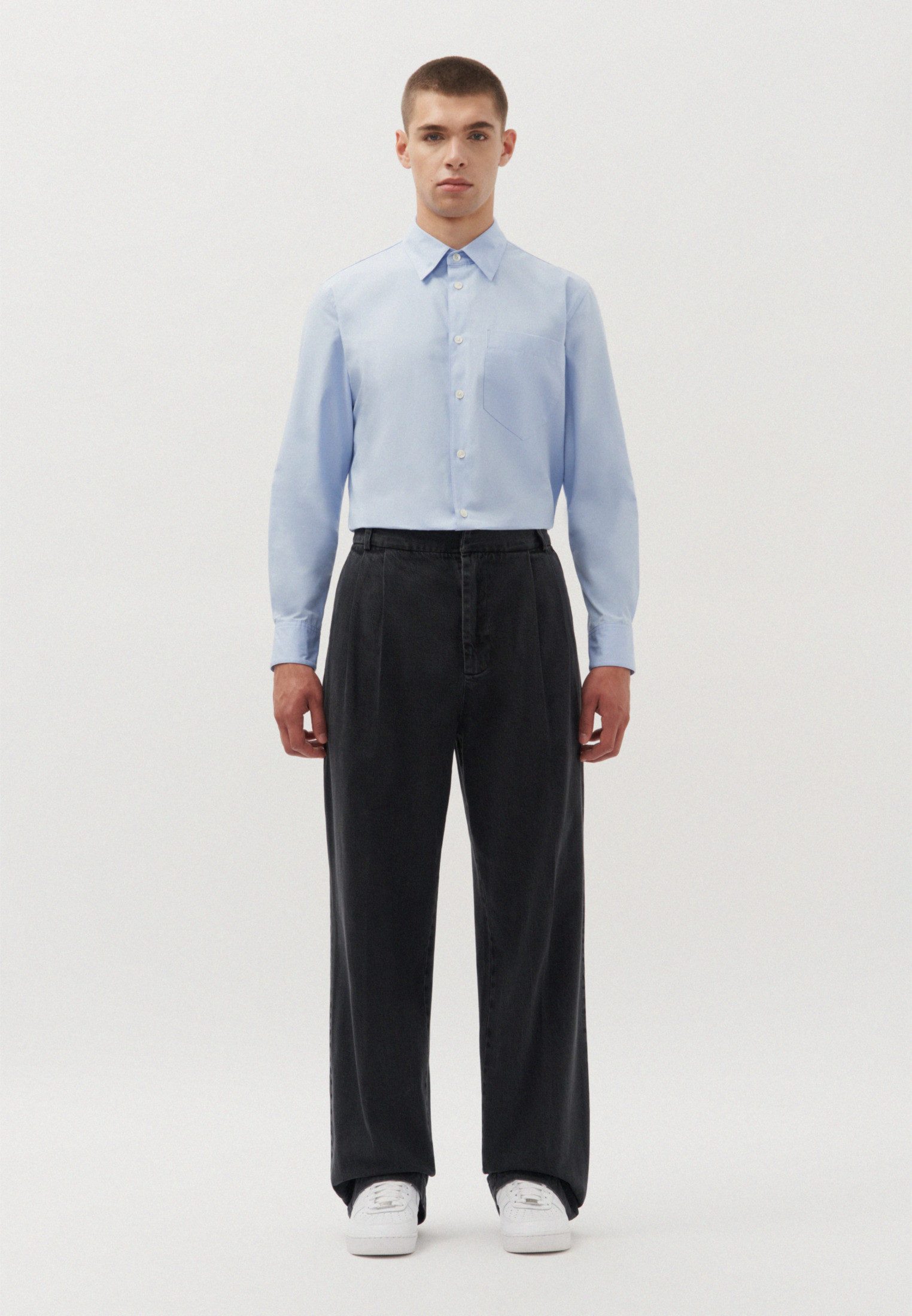 studio seidensticker Pantalon Studio heren pantalons maat M zwart