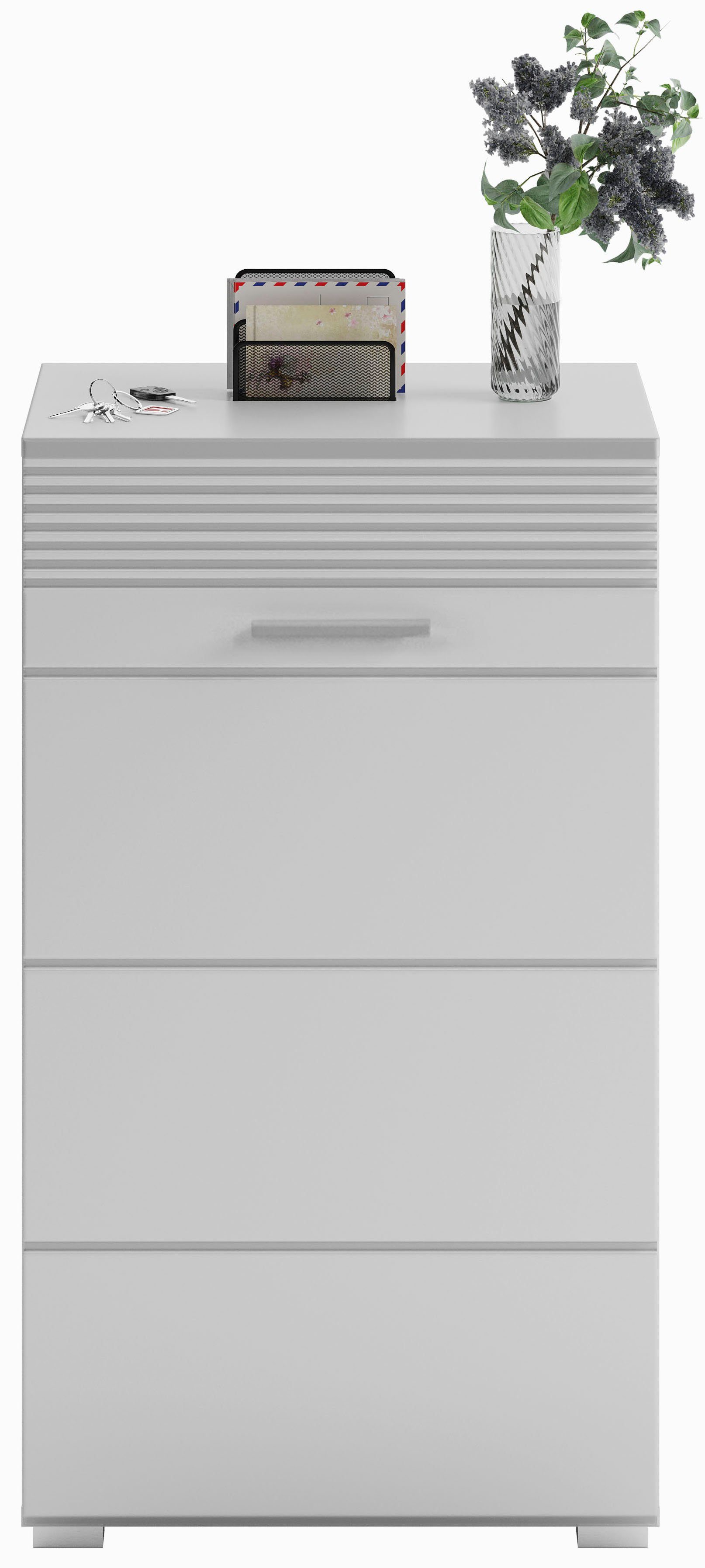 INOSIGN Halmeubelset Malmö, Breedte 115 cm, MDF Front met groeffrezing, 4-delig, bestaande uit: (4-delig)