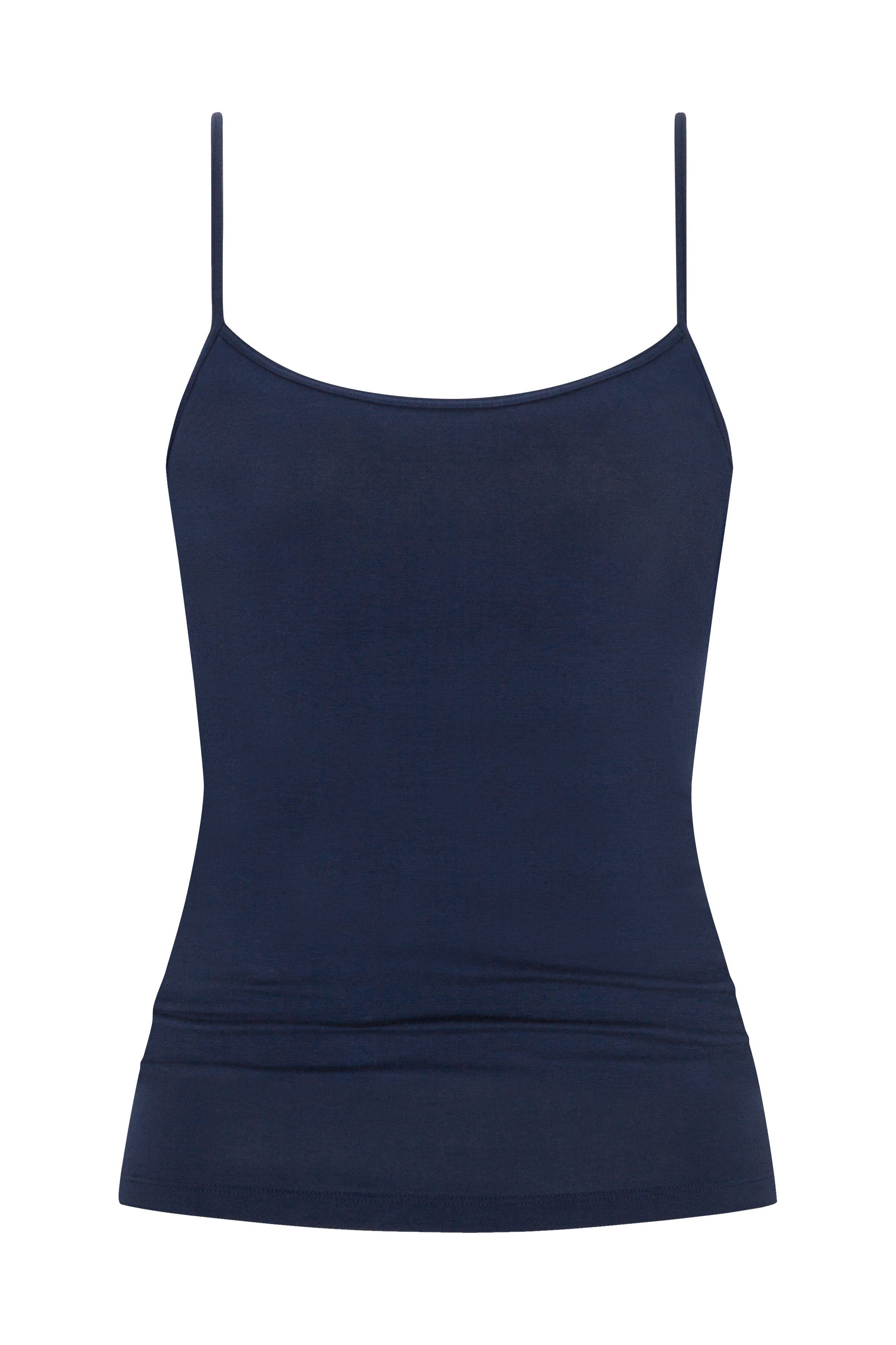 Mey Top met spaghettibandjes SERIE COTTON PURE Ronde halslijn, ademend