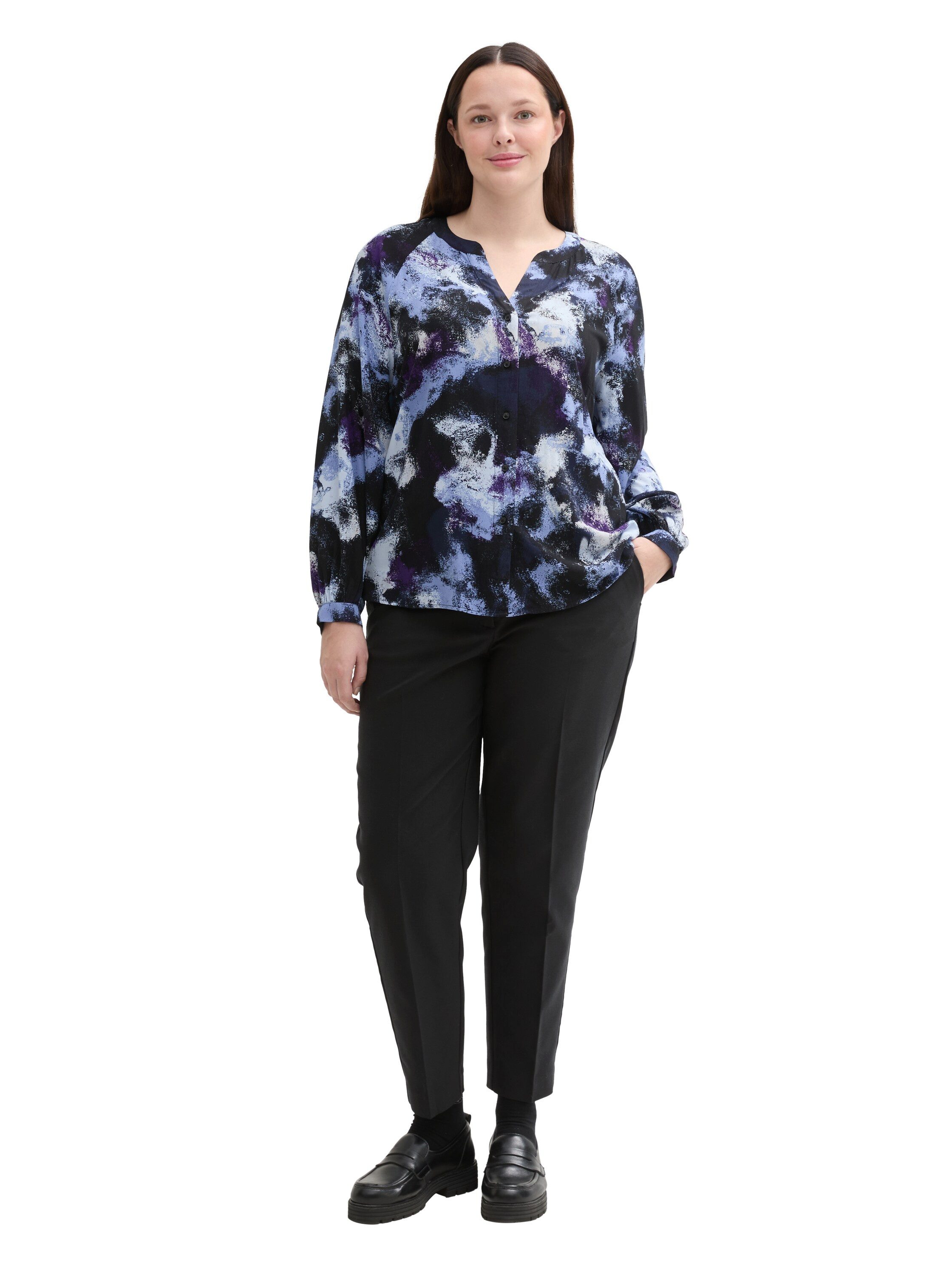 TOM TAILOR MY TRUE ME Blouse met lange mouwen met all-over print