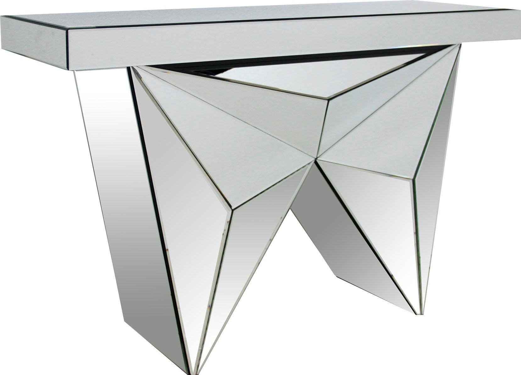 SalesFever Sidetable spiegelend, in chic model en bijzondere look