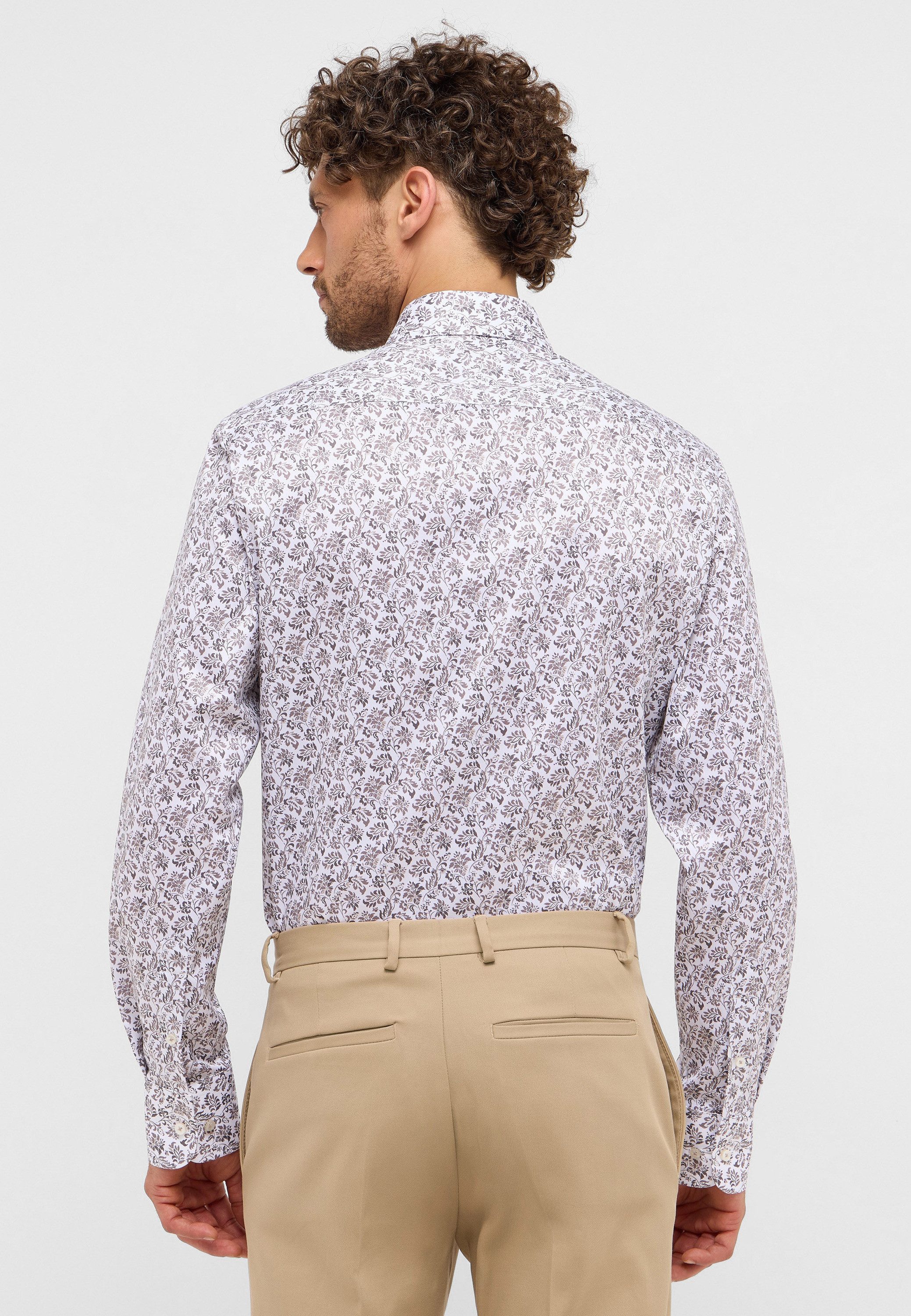 Eterna Overhemd met lange mouwen Slim fit