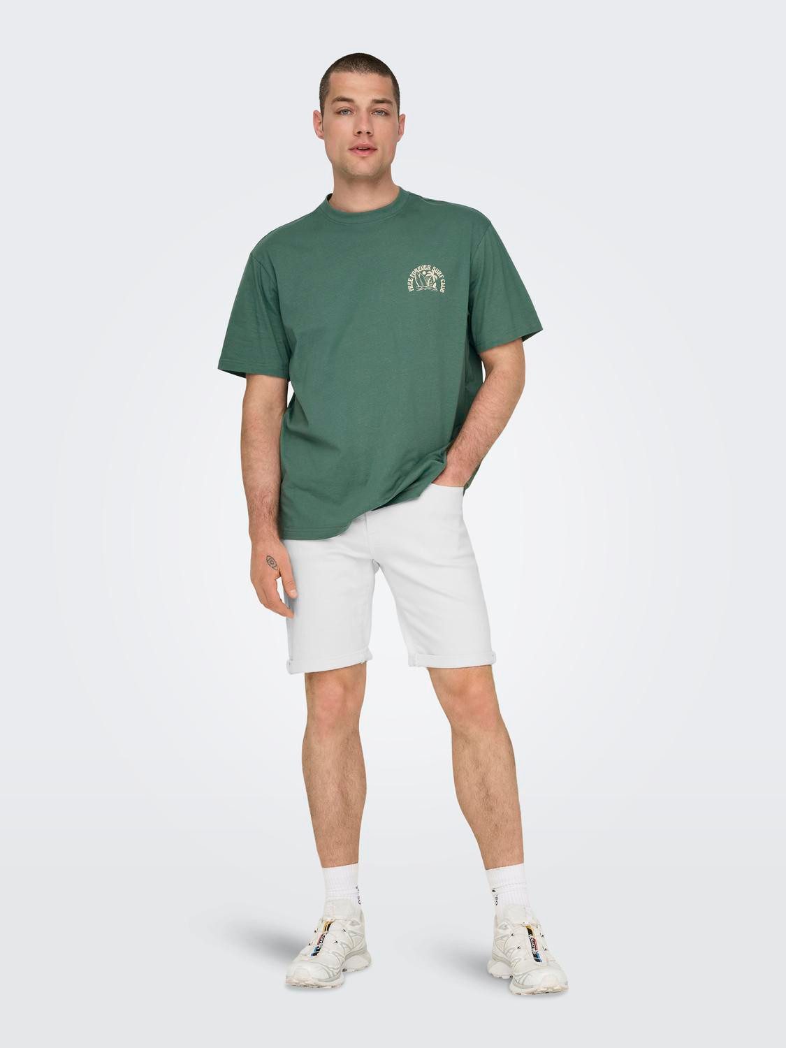 ONLY & SONS Jeansshort ONSPLY LIGHT BLUE 5189 SHORTS DNM NOOS