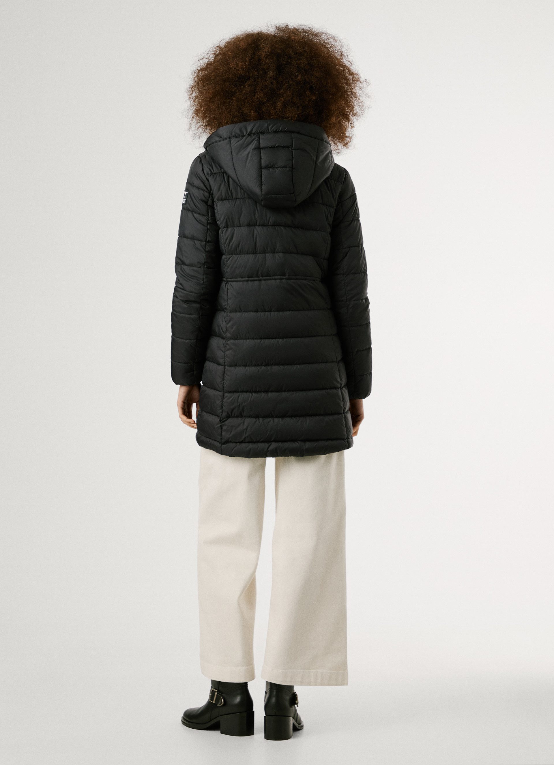 Pepe Jeans Gewatteerde jas SALLY LONG met een capuchon