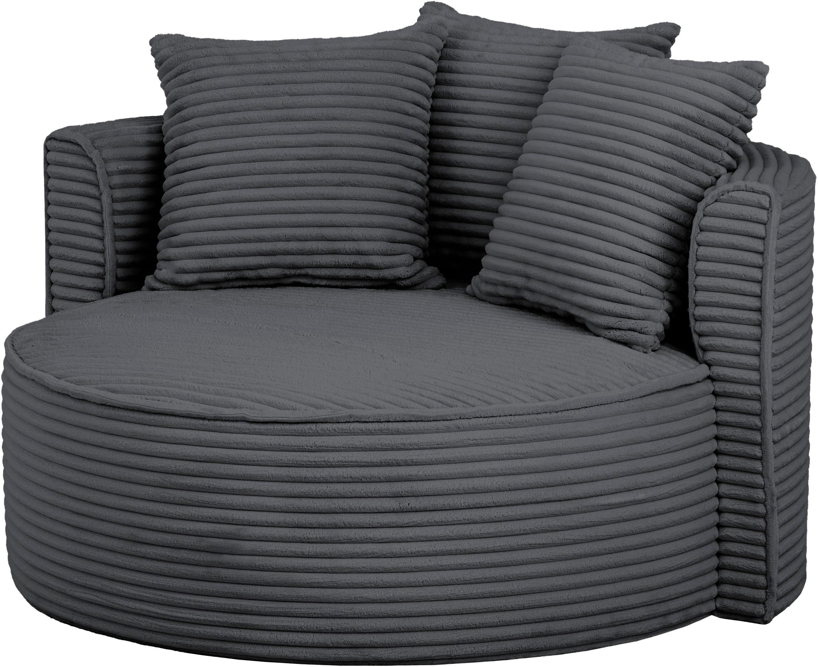 LeGer Home by Lena Gercke XXL-fauteuil Isalie, stoel in moderne kleuren, leesstoel, loveseat, grote stoel