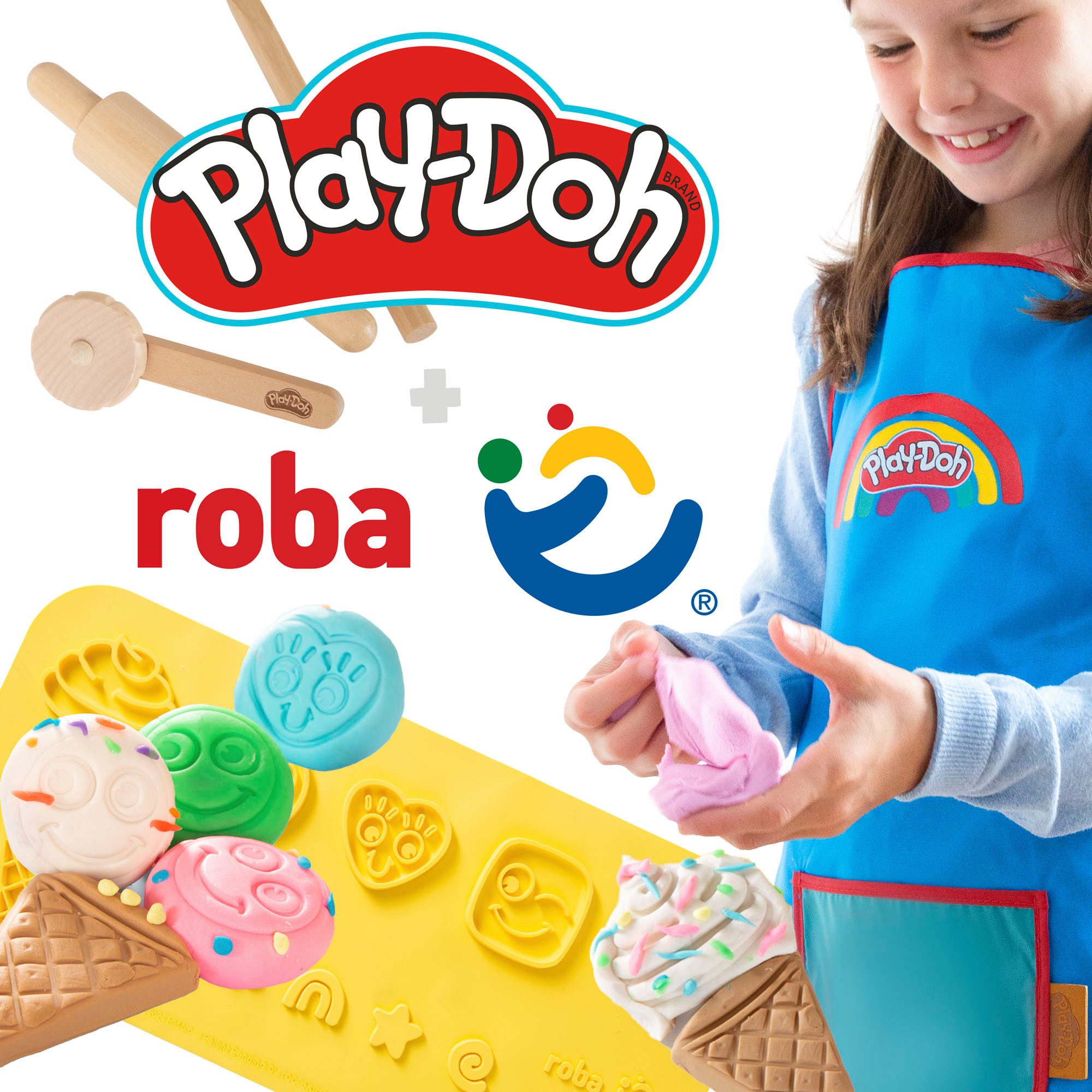 Roba® Kinderzithoek Play-Doh (set)