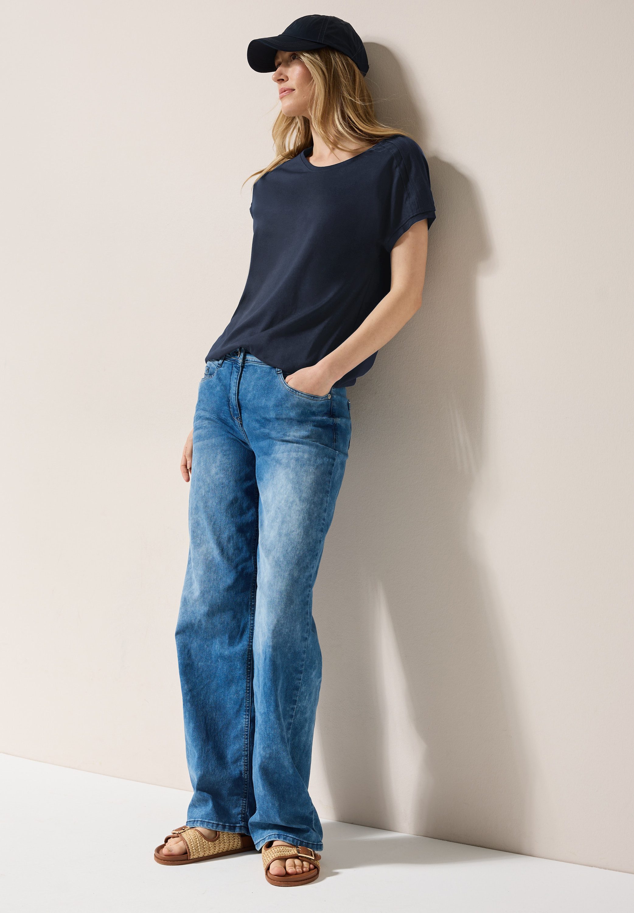 Cecil T-shirt met elastische taille