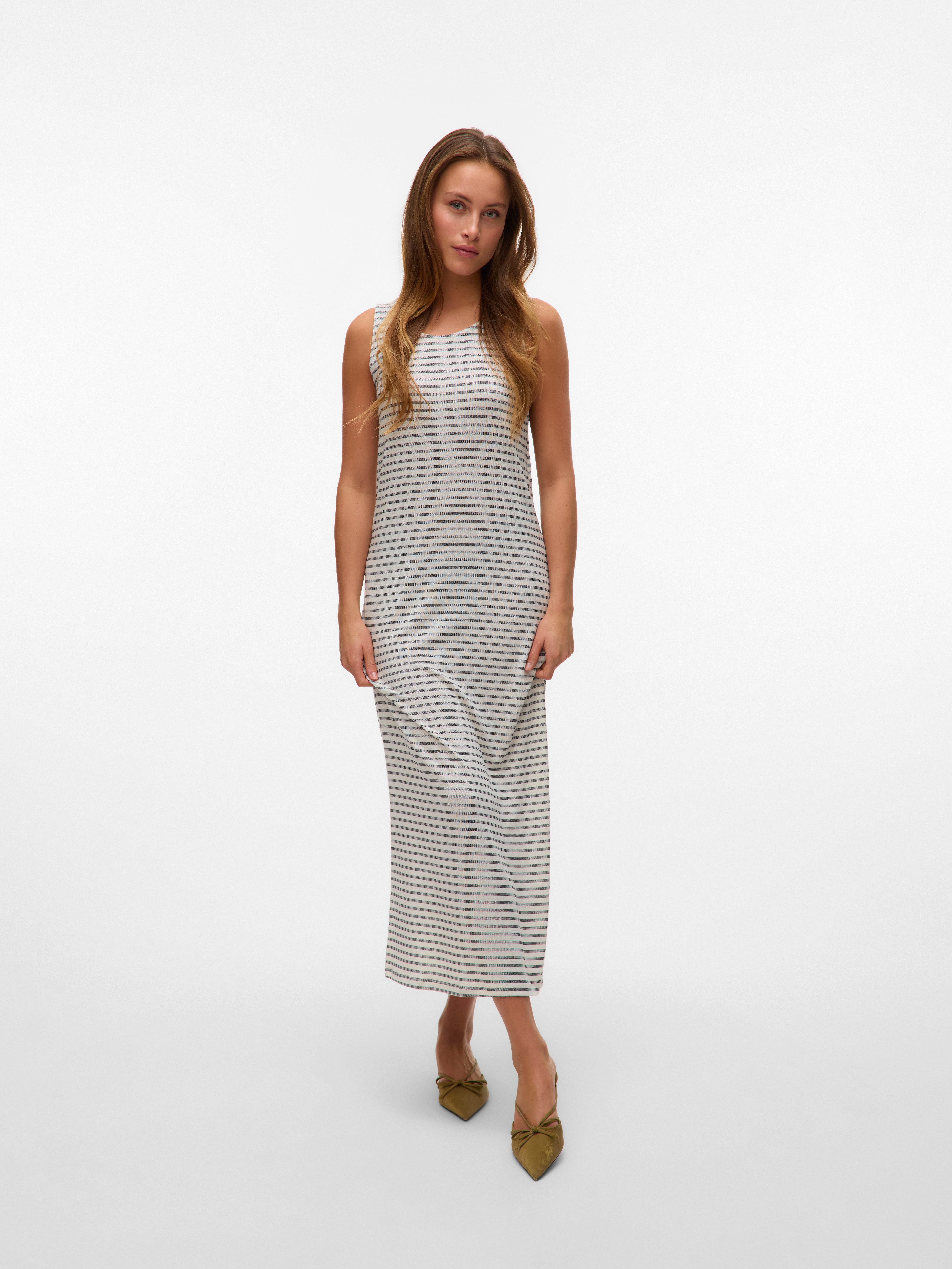 Vero Moda Midi-jurk VMGINA SL 7/8 DRESS JRS NOOS