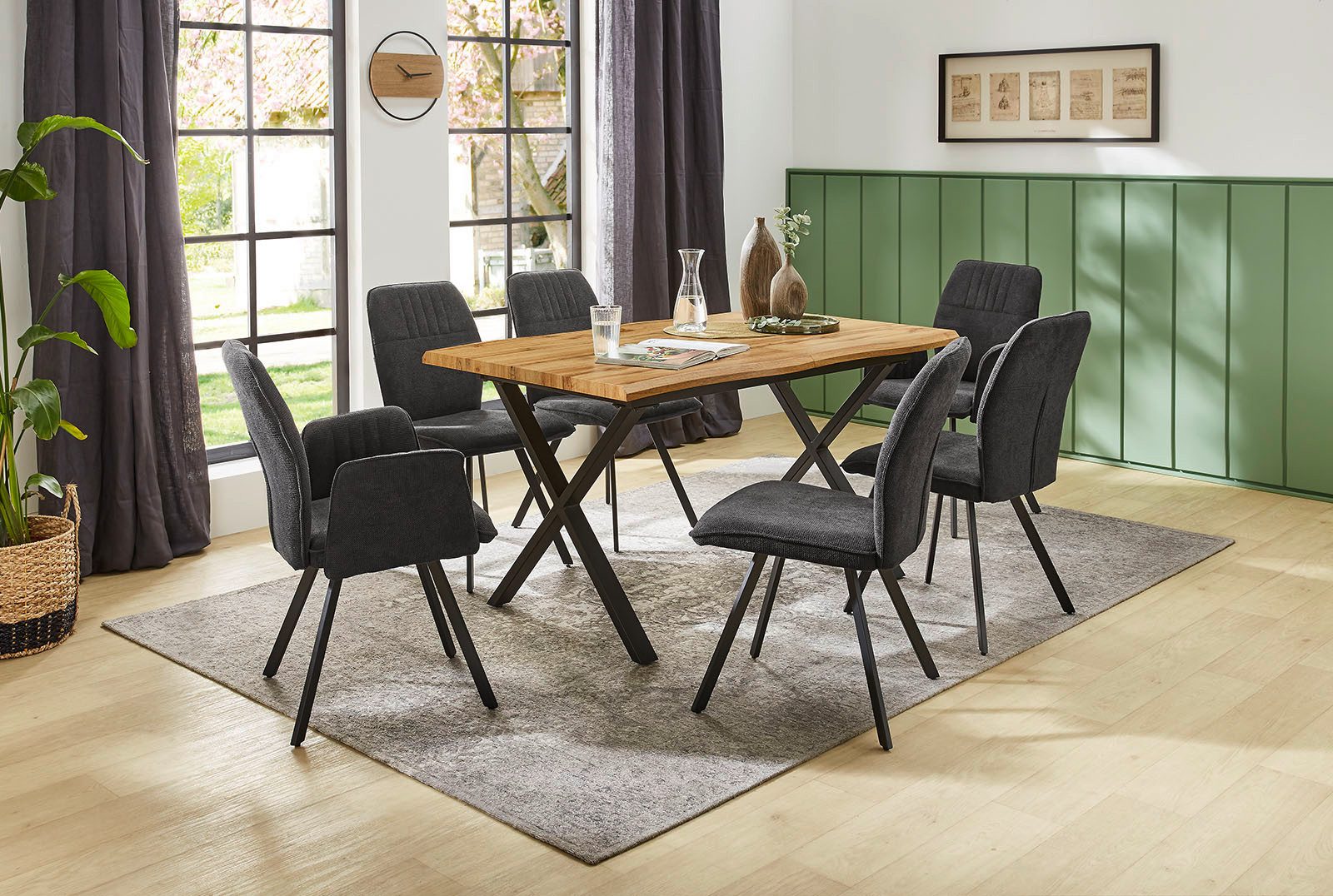 Jockenhöfer Gruppe Stoel met 4 poten Kelly AL (set, 4 stuks)