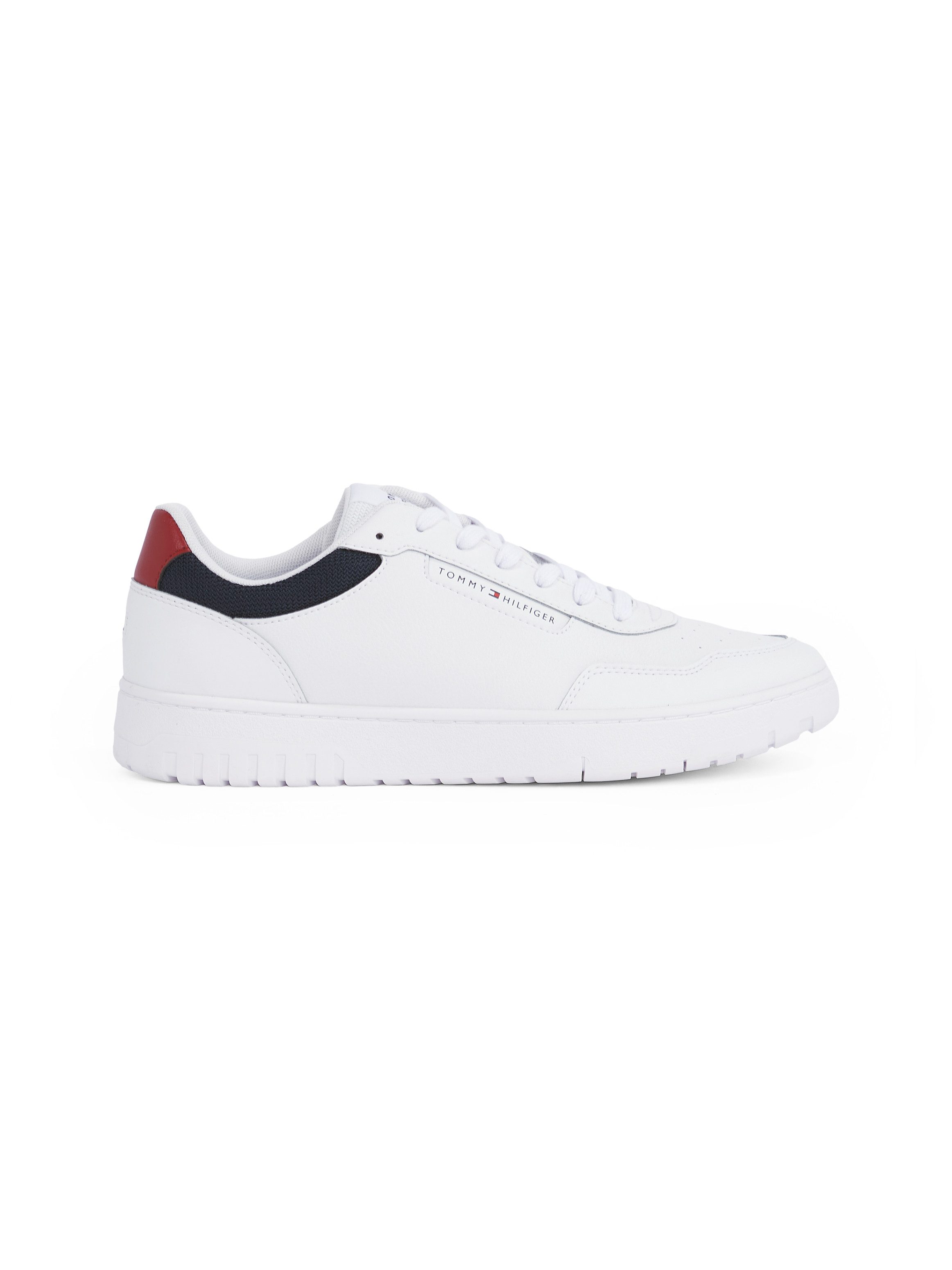 Tommy Hilfiger Sneakers TH BASKET CORE LITE LTH , vrijetijdsschoen, veterschoen, lage schoen met gevoerde schacht