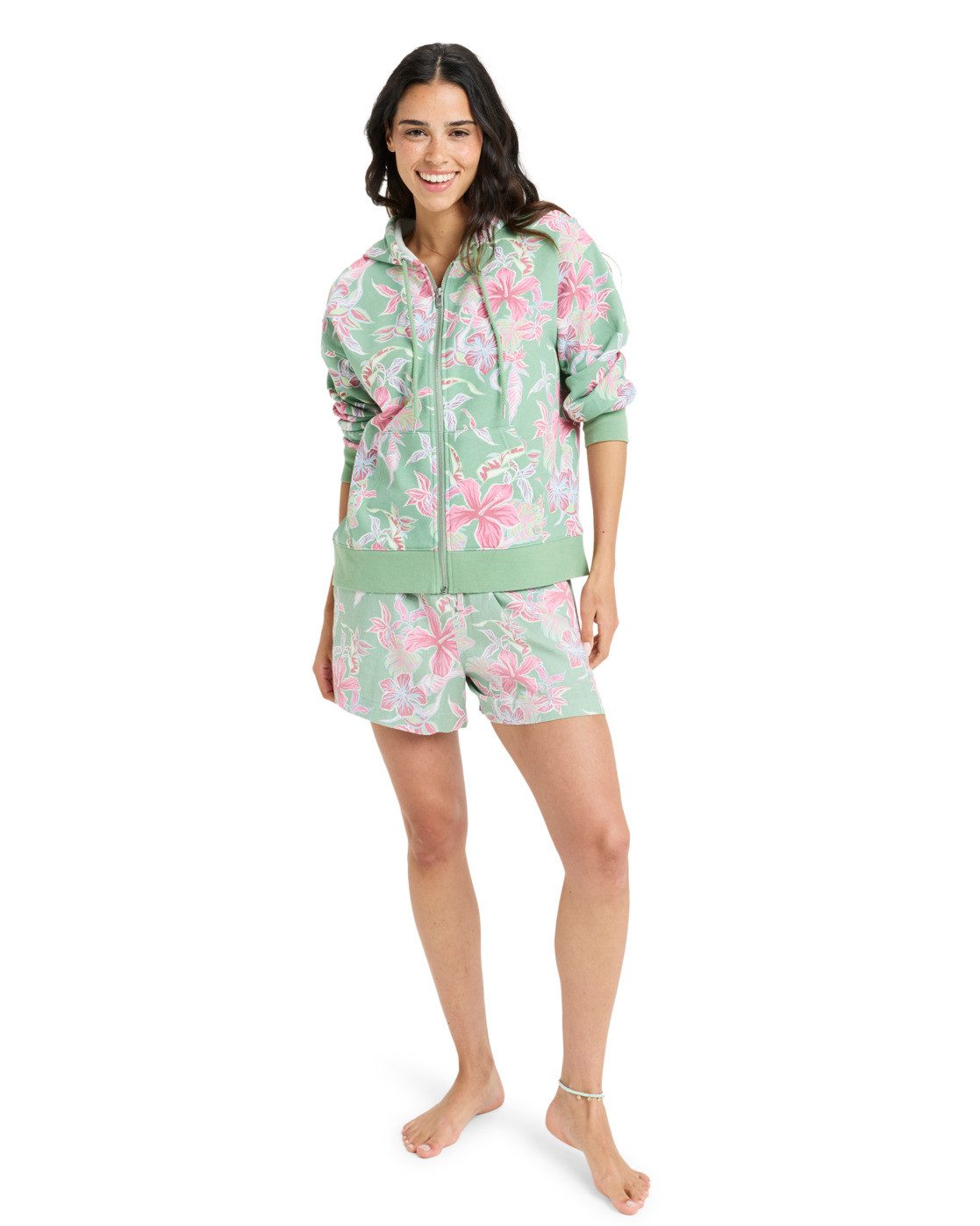 Roxy Hoodie Hibiscus Island