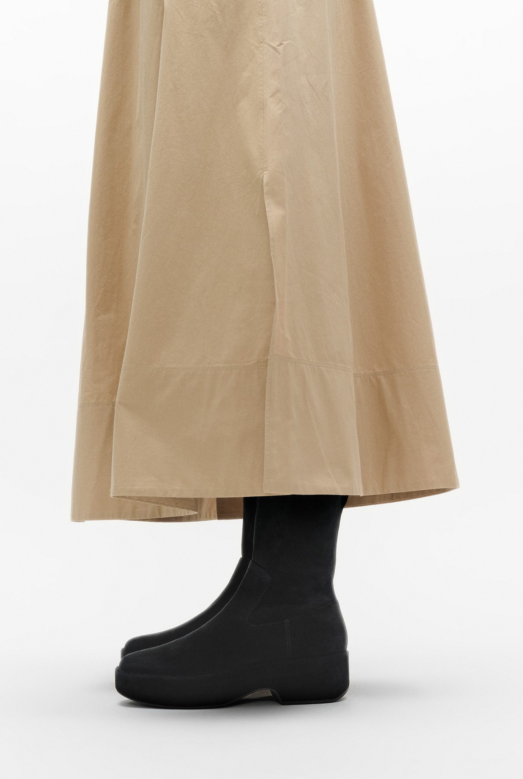 Fitflop Plateaulaarsjes F-LUMA Laarzen, Chunky Boot met Stretch-schacht