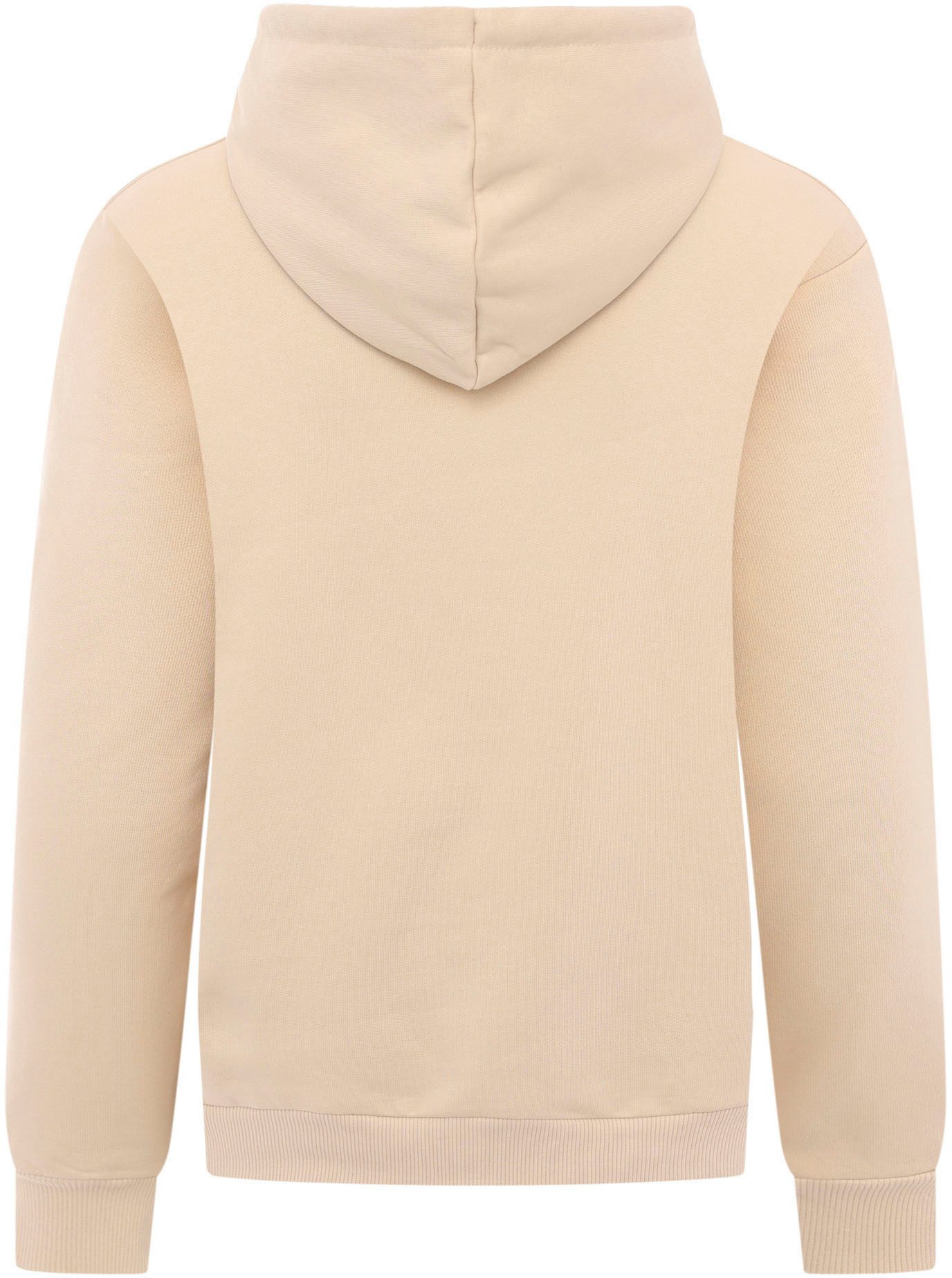 Zwillingsherz Hoodie Wild Free met pailletten, koord en binnenkant van de capuchon in -look