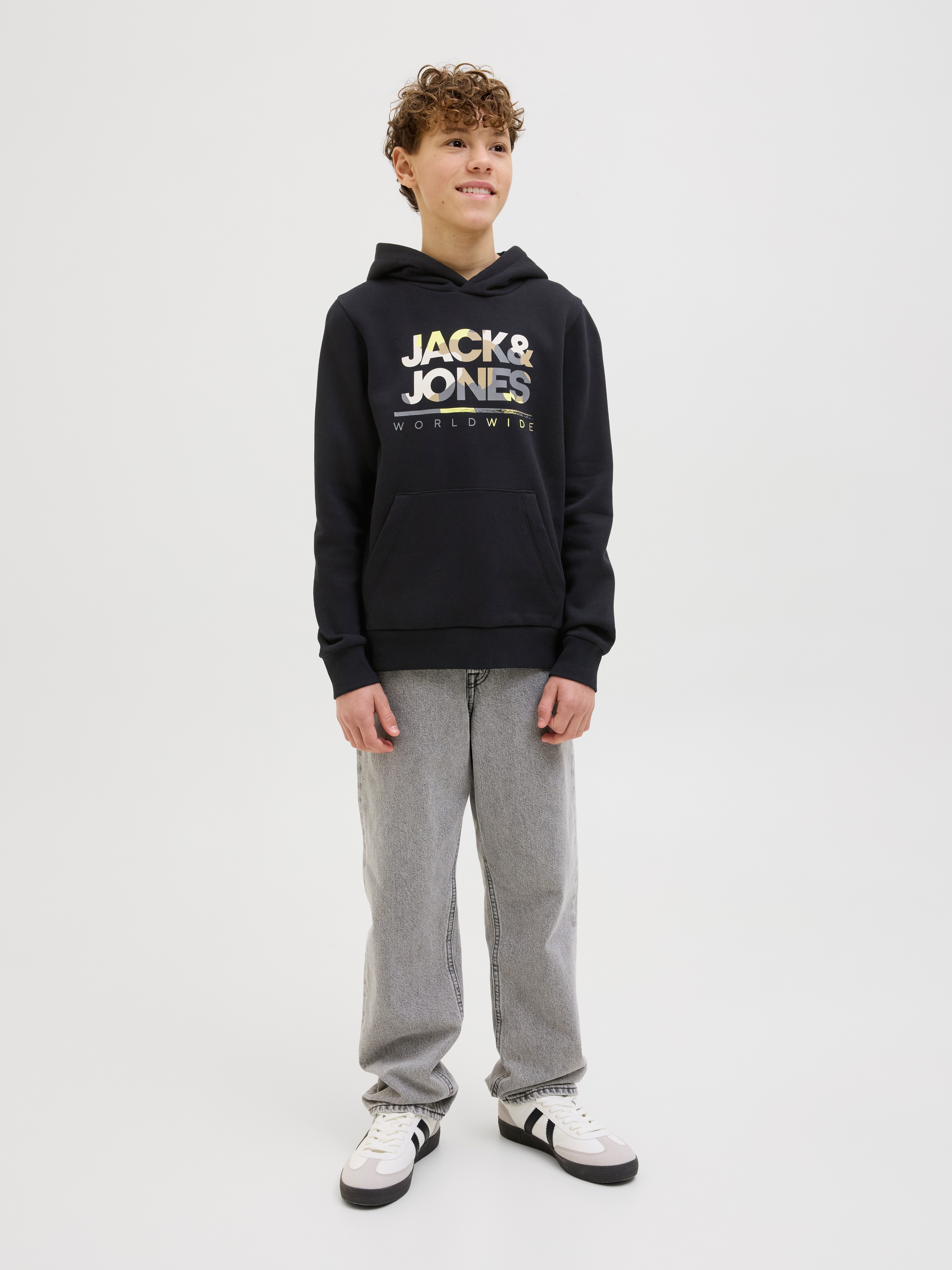 Jack & Jones Junior Hoodie JJLUKE SWEAT HOOD JNR