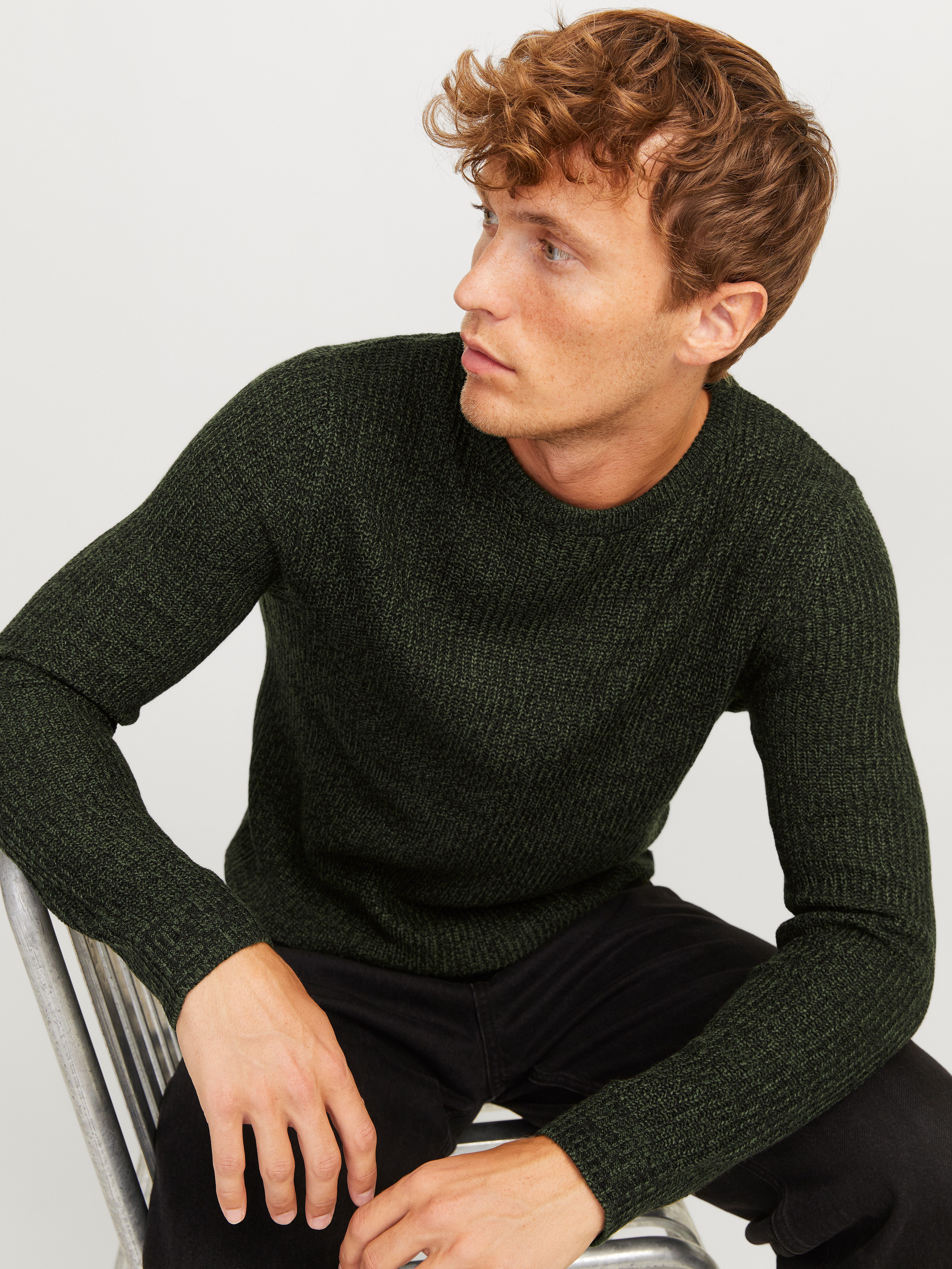 Jack & Jones Trui met ronde hals JJELEWIS KNIT CREW NECK SN