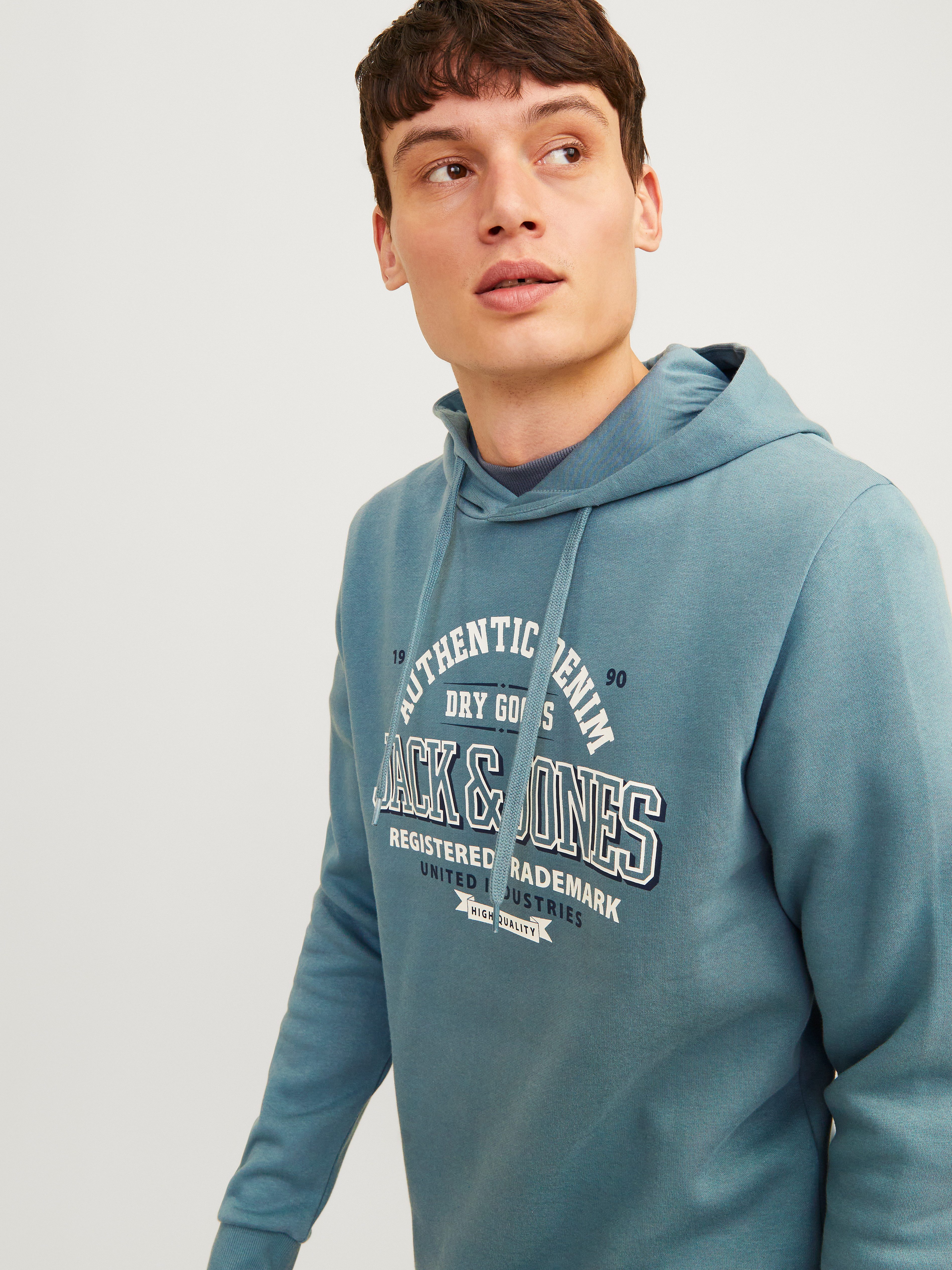 Jack & Jones Hoodie JJELOGO SWEAT HOOD 2 COL 24 25 NOOS