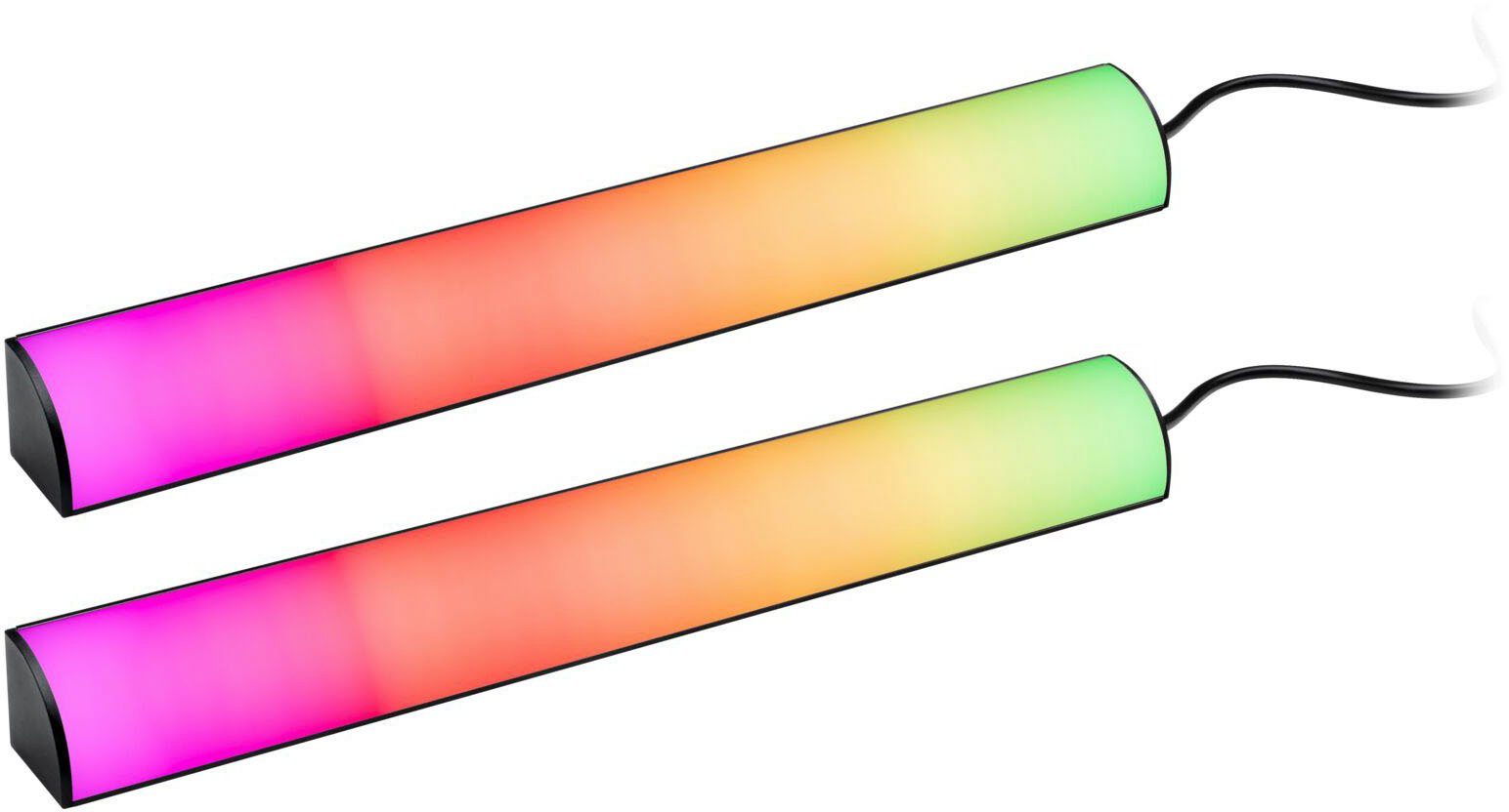 Paulmann Led-strepen EntertainLED Lightbar Dynamic Rainbow RGB 30x30mm 2x0,6W 2x24lm (1 stuk)