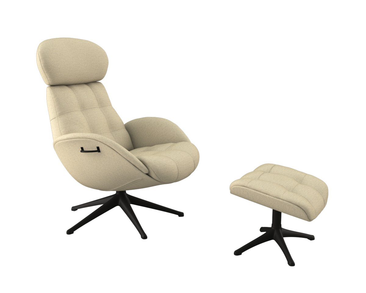 FLEXLUX Relaxfauteuil Chester, functionele stoel, gestoffeerde stoel, armleuningen, TV-fauteuil