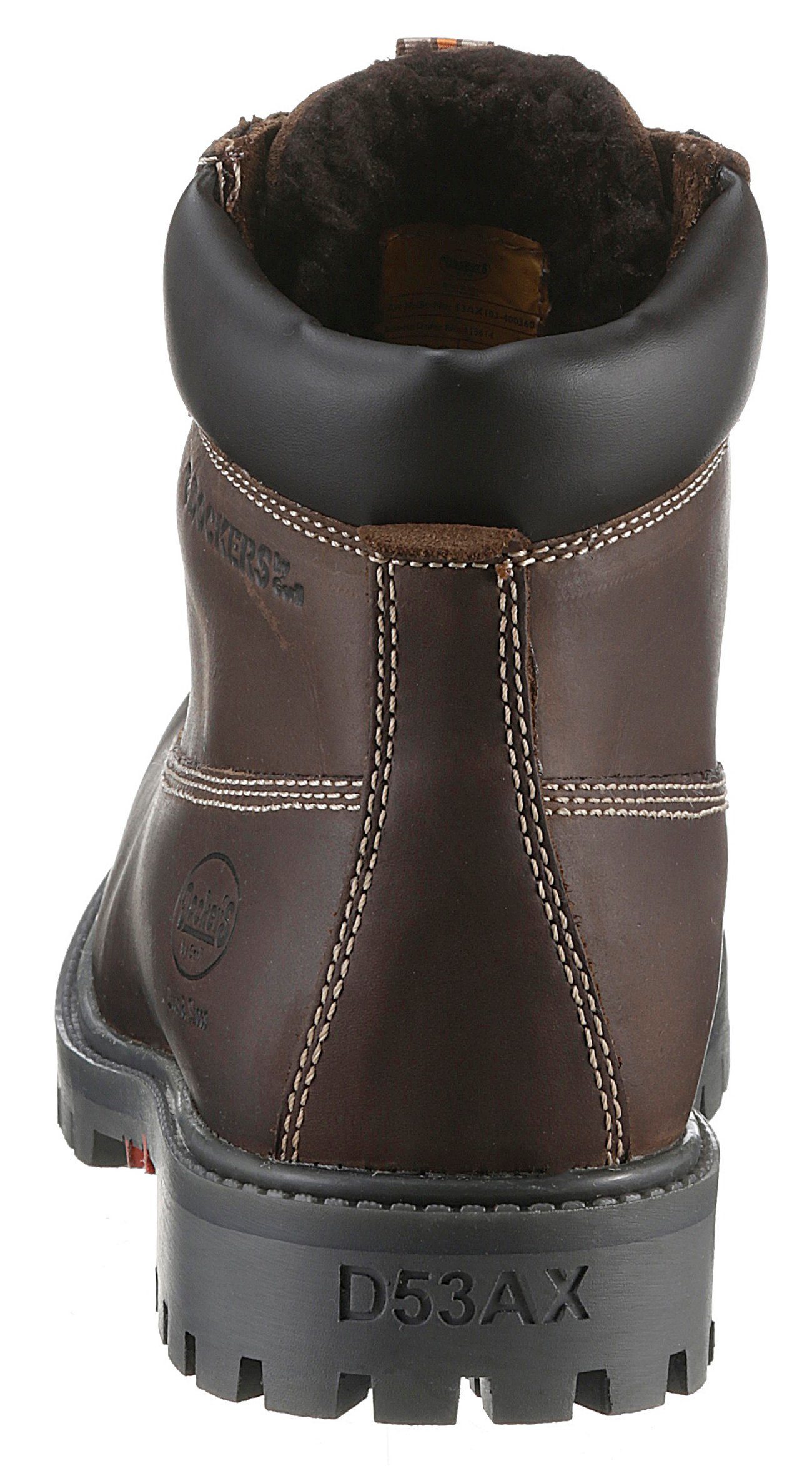 Dockers by Gerli Winterlaarzen Werkschoenen, veterschoenen met blokhak