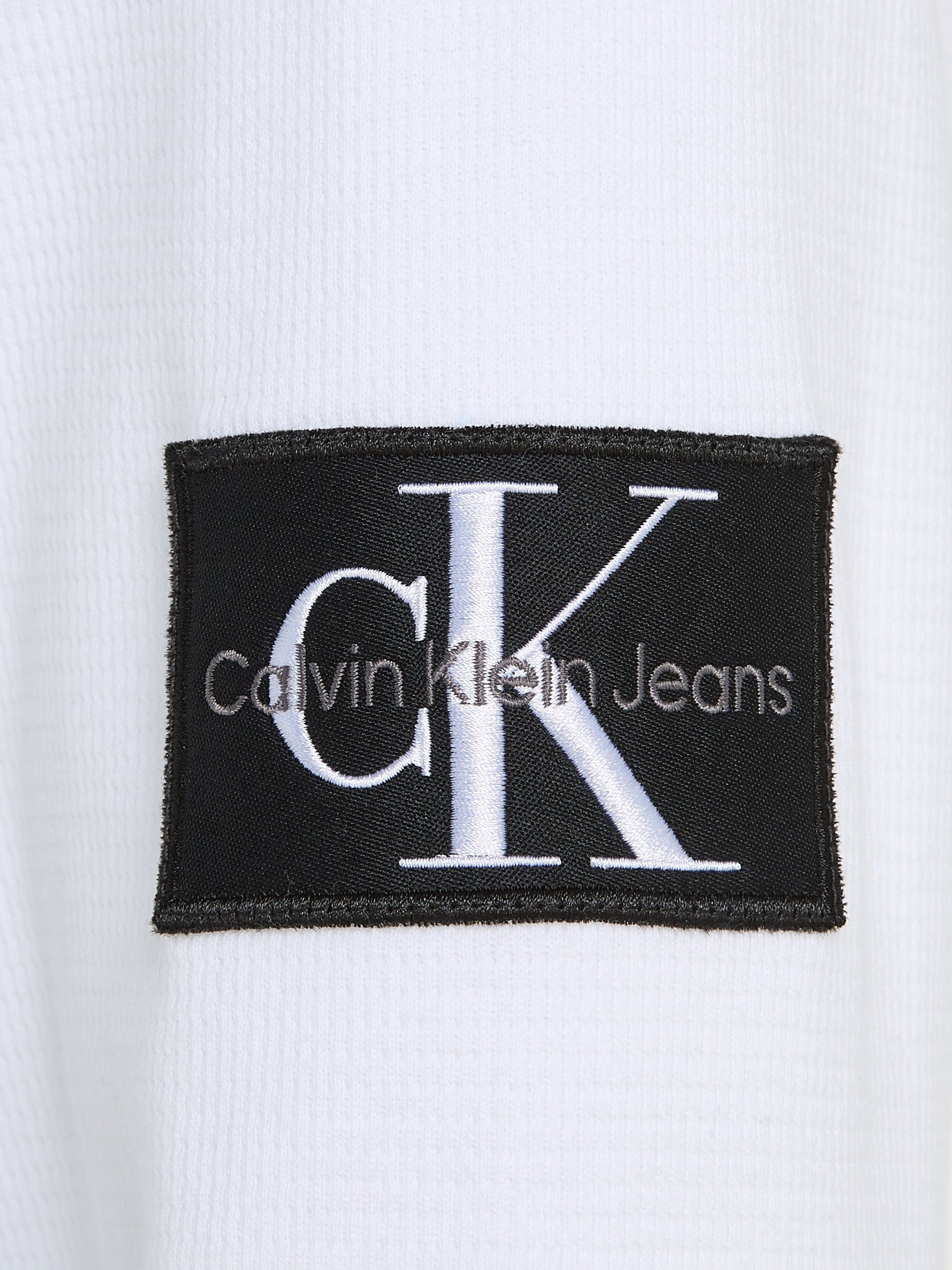Calvin Klein Shirt met lange mouwen BADGE WAFFLE LS TEE