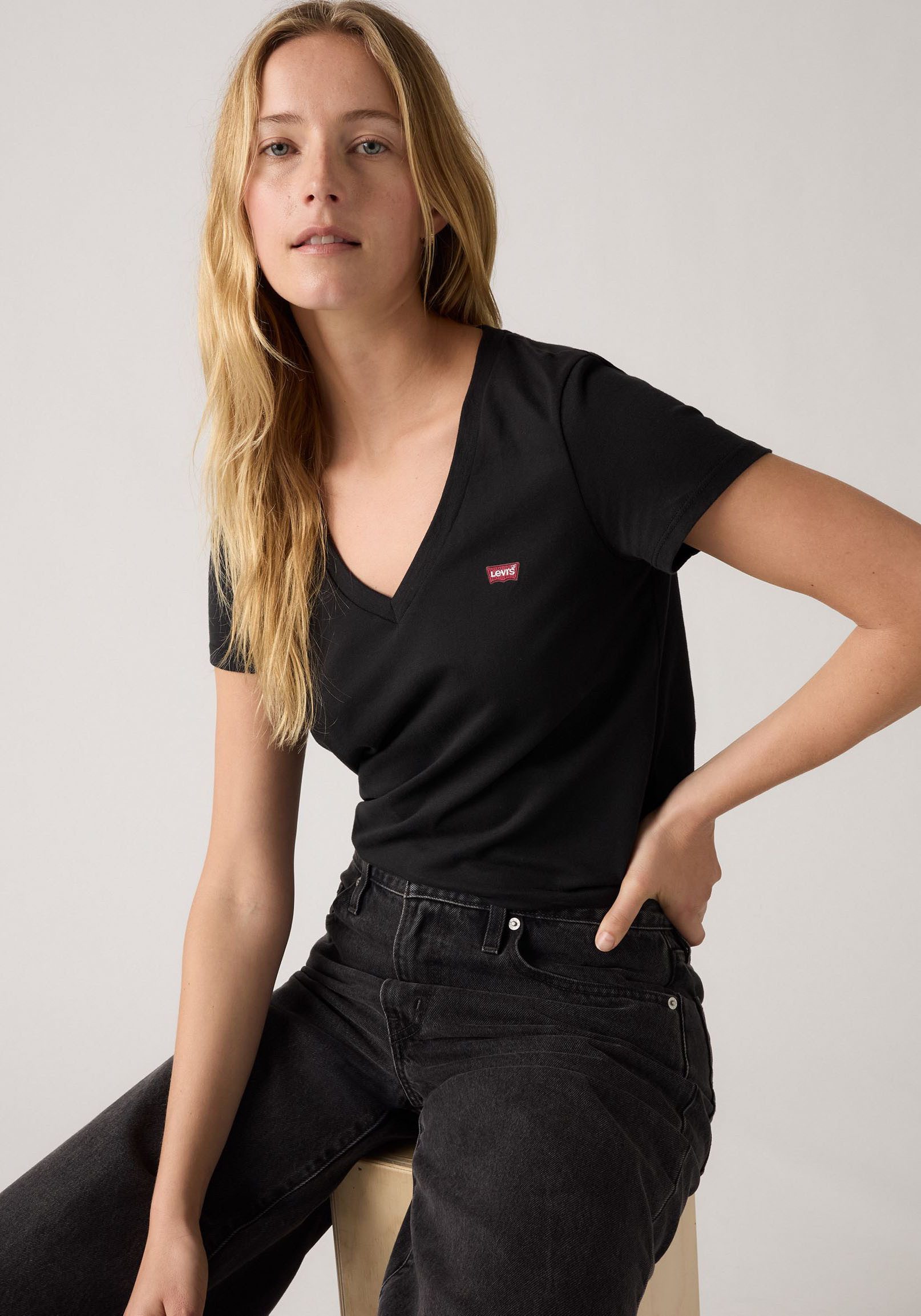 Levi's® T-shirt VNECK TEE 2 PACK (set, 2-delig)