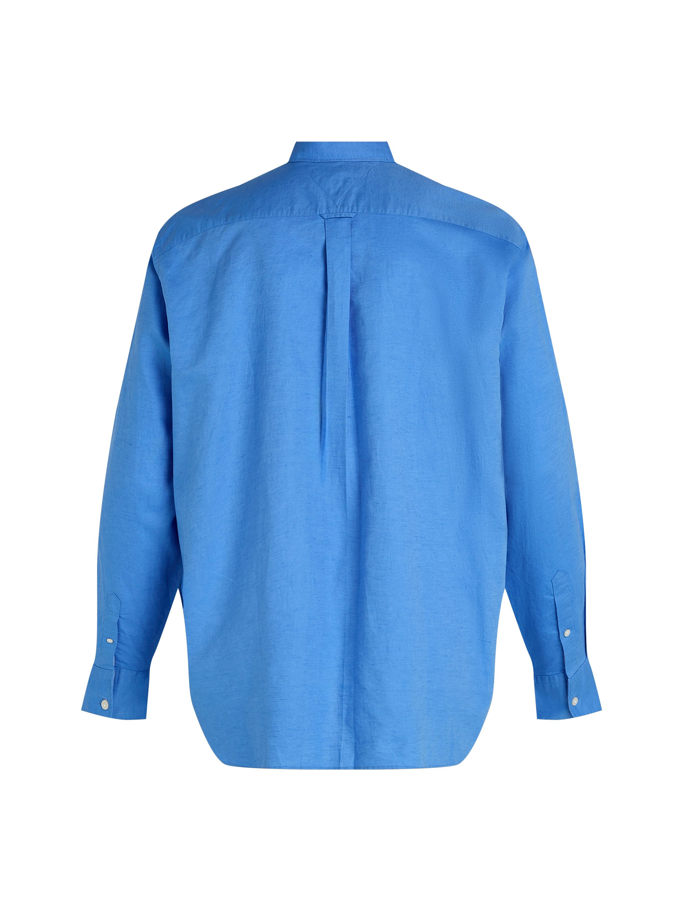 Tommy Hilfiger Overhemd met lange mouwen BT-LINEN BLEND SOLID