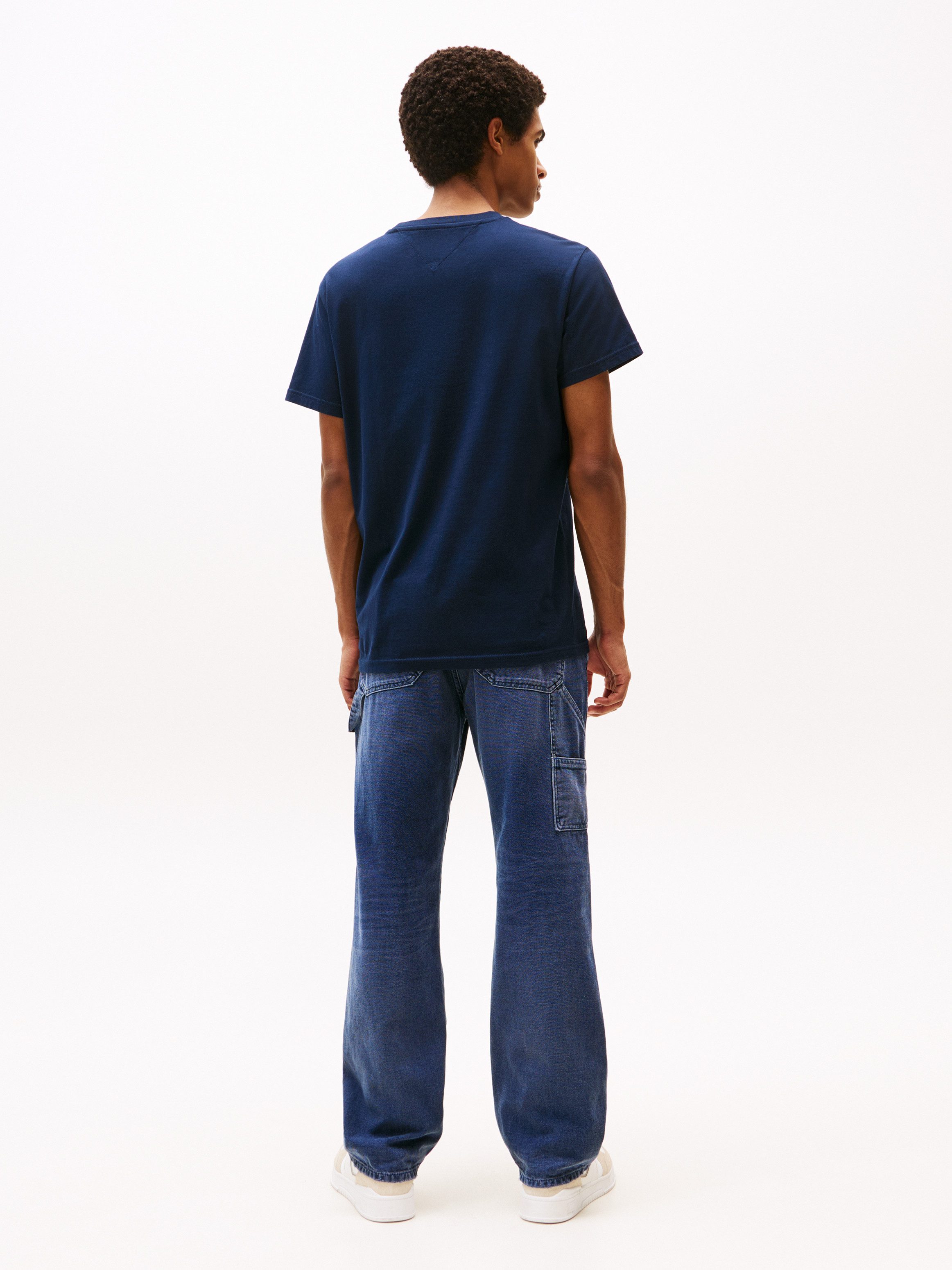 TOMMY JEANS T-shirt TJM SLIM LINEAR CHEST TEE EXT