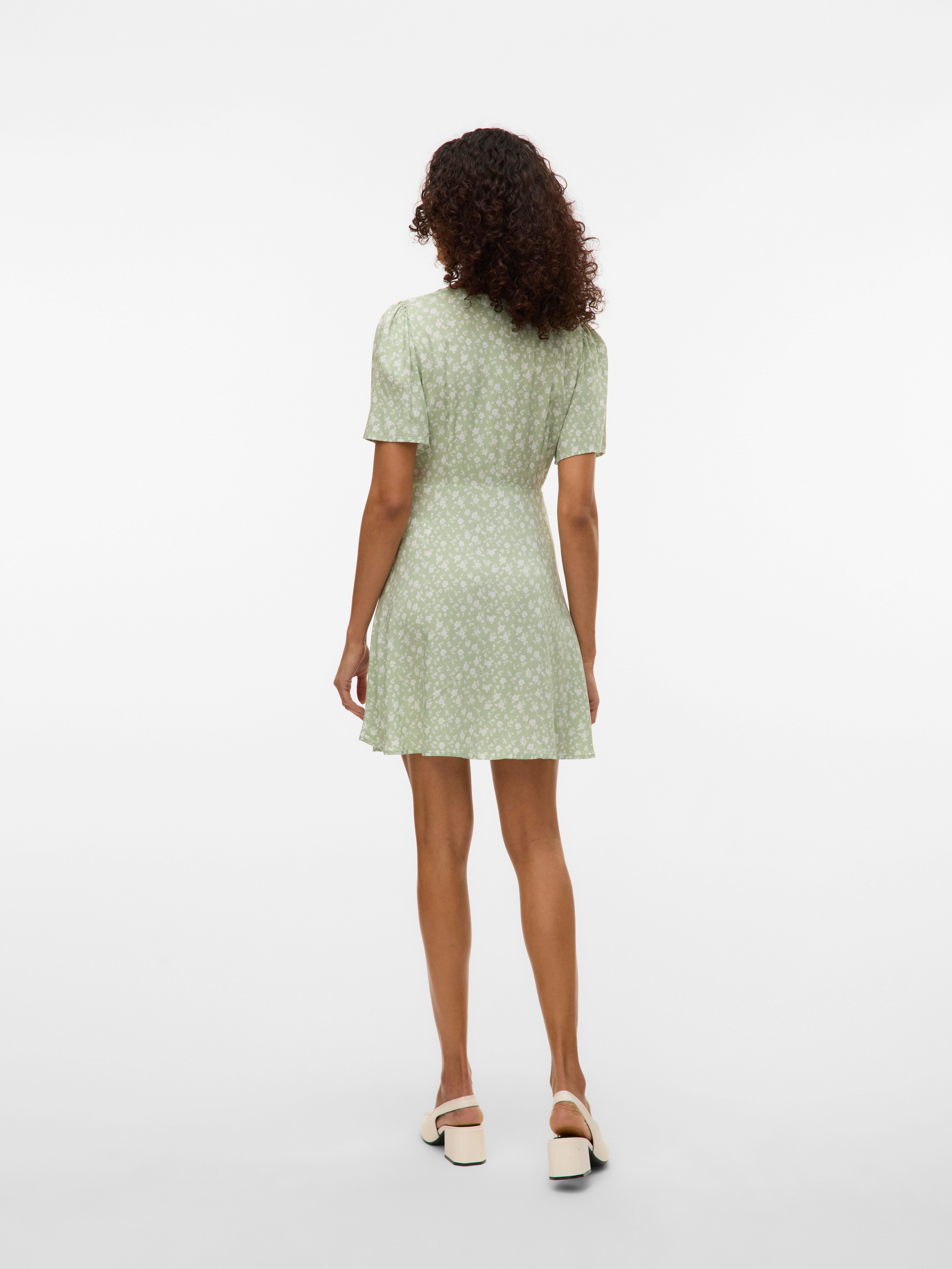 Vero Moda Mini-jurk VMALBA SS SHORT DRESS WVN NOOS