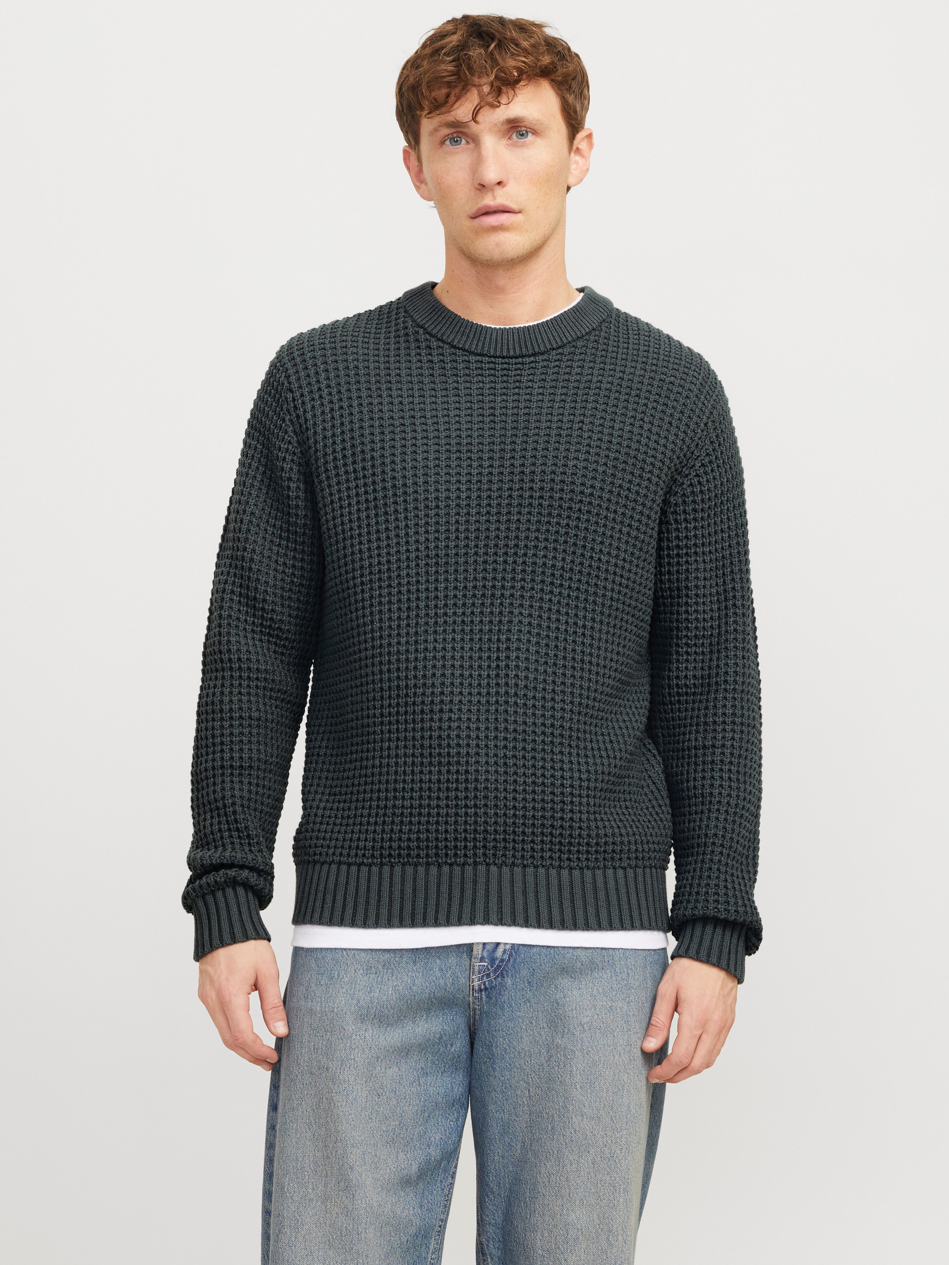 Jack & Jones Trui met ronde hals JCOZION KNIT CREW NECK BF