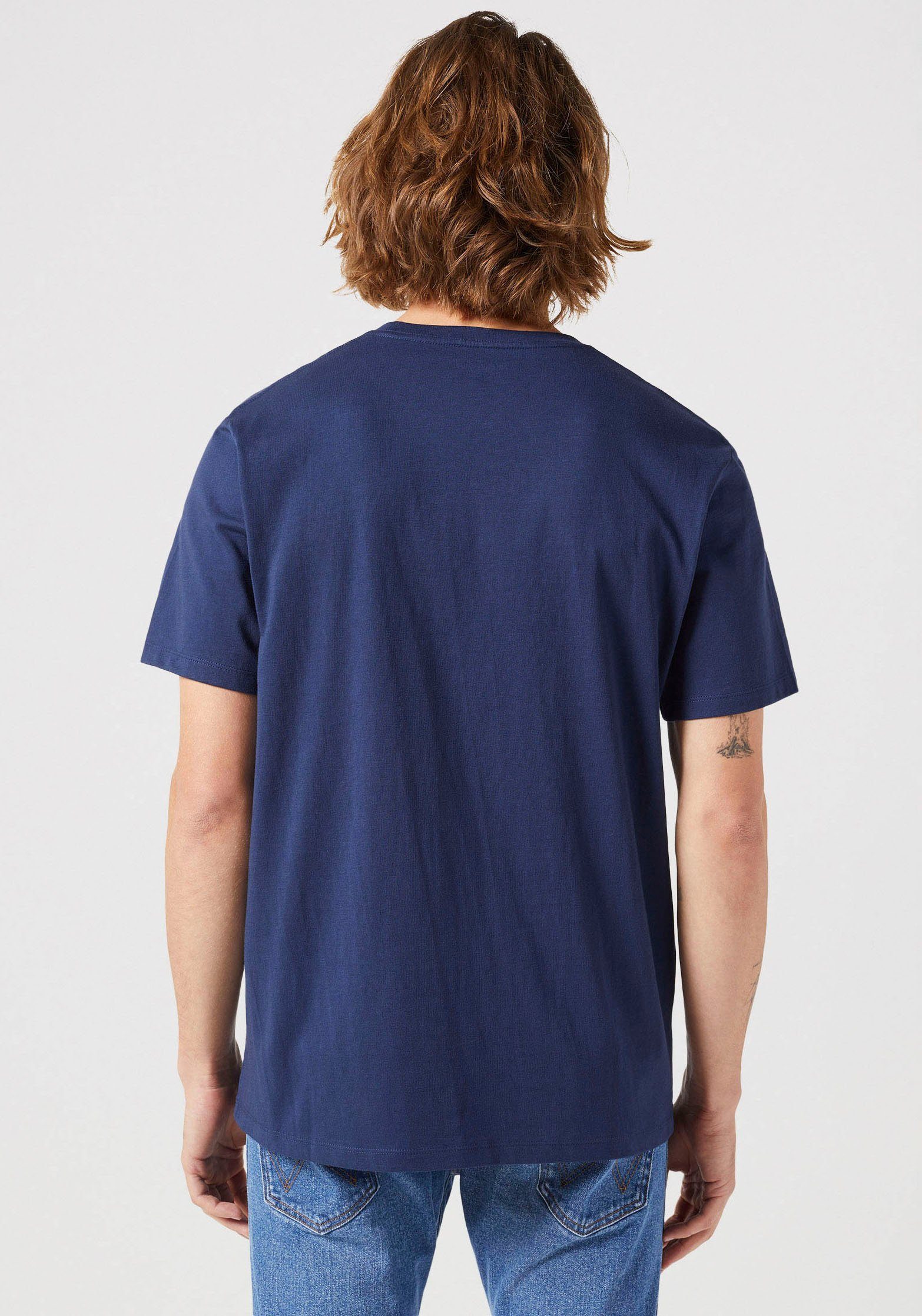 Wrangler Shirt met korte mouwen met logoborduursel op borsthoogte
