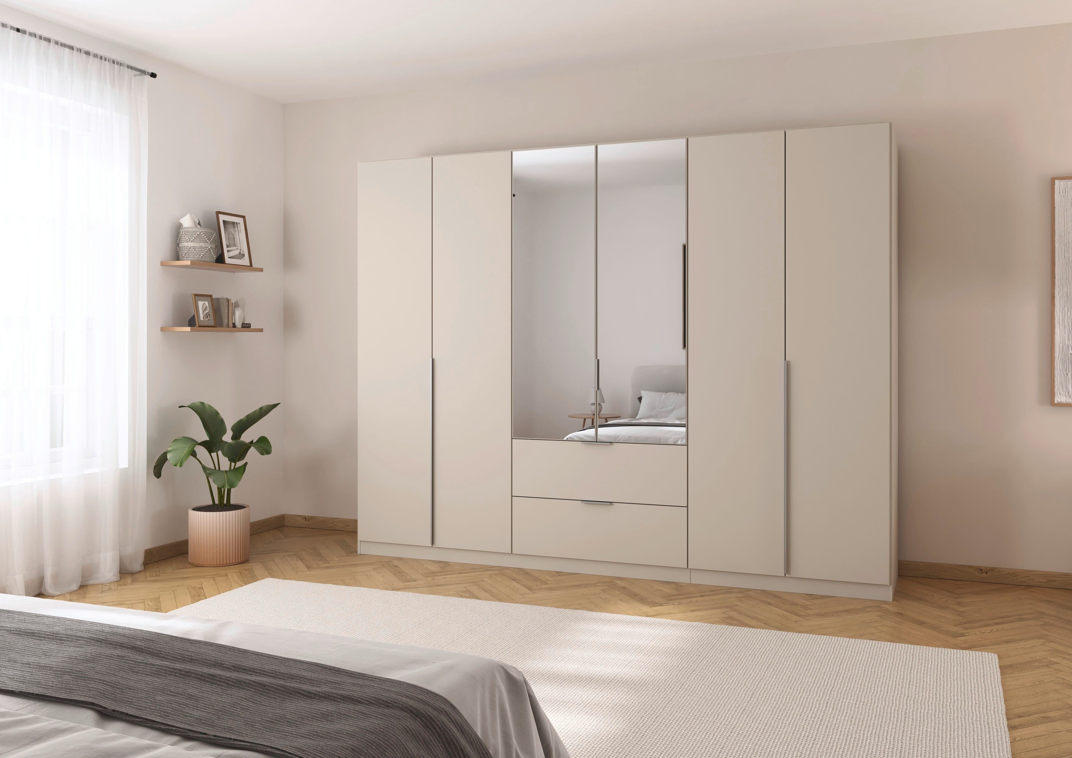 rauch Draaideurkast Kledingkast kast garderobe AGORDO met decor- of hoogglansfront