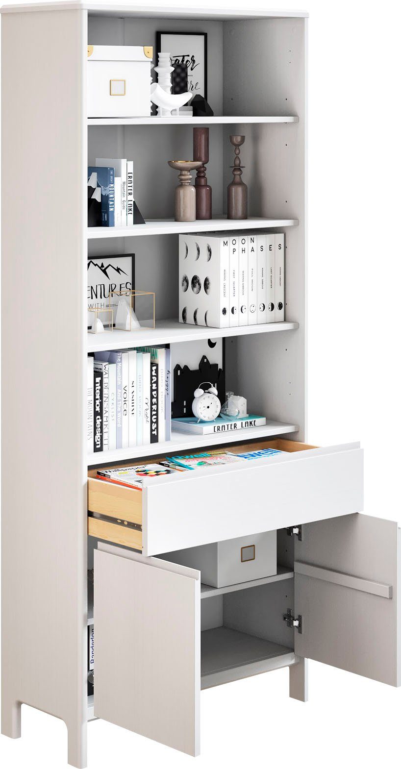Home affaire Rek Luven Breedte 82 cm, massief hout