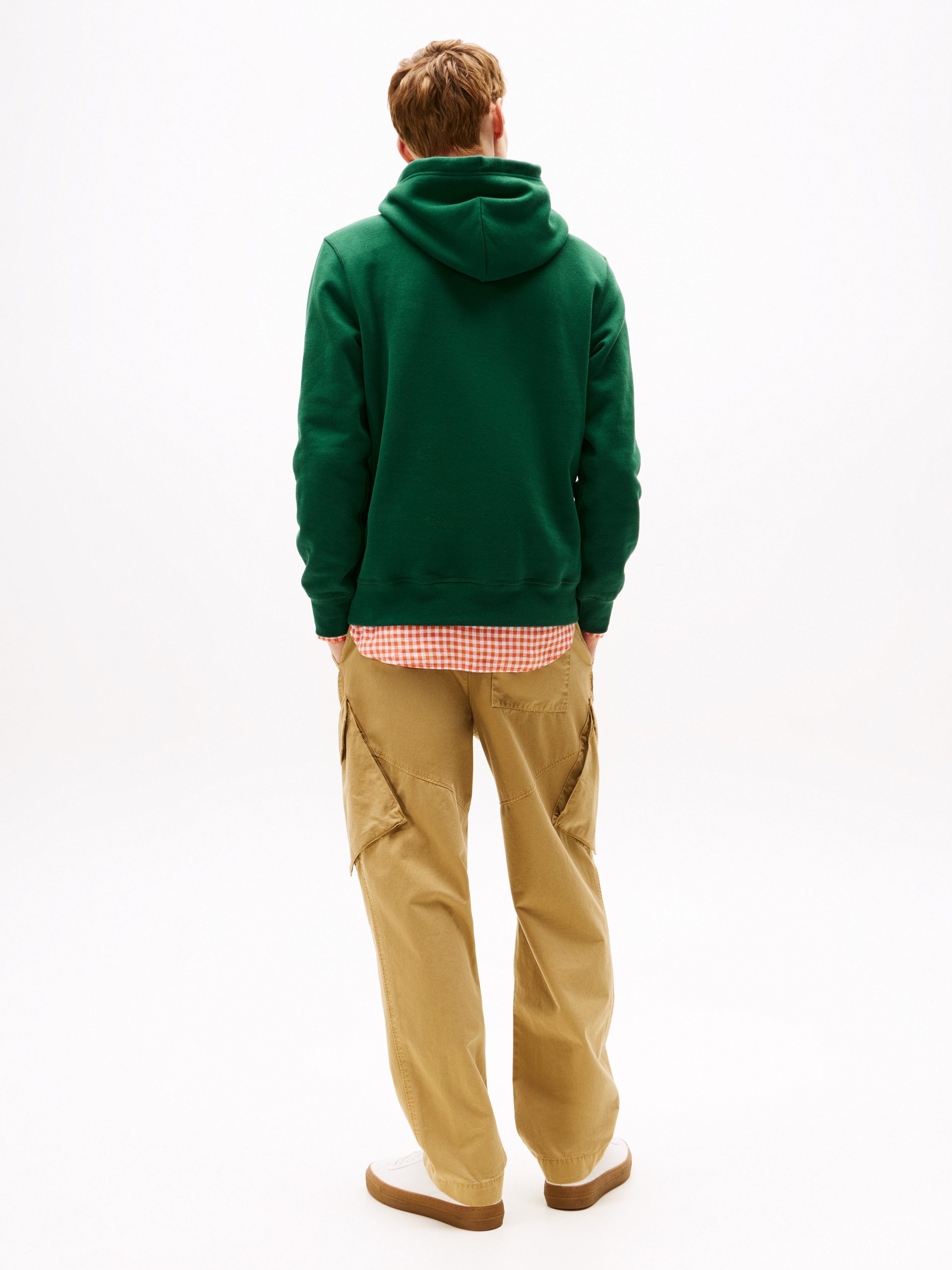 Tommy Hilfiger Hoodie ESS SEASONAL FLEECE HOODY met capuchon en kangoeroezak