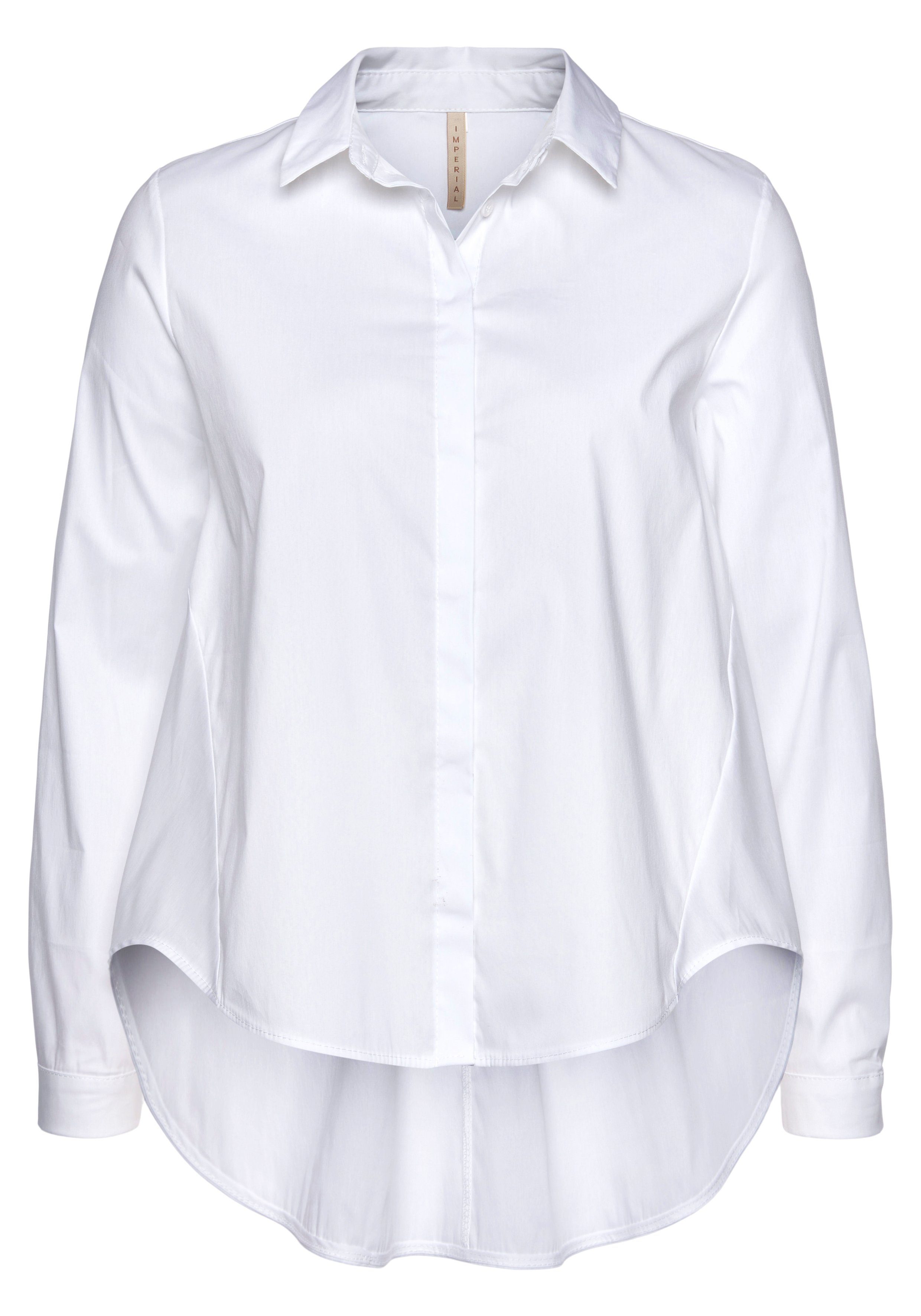 IMPERIAL Klassieke blouse IMP-C ED4BBE klokkend model met boogzoom