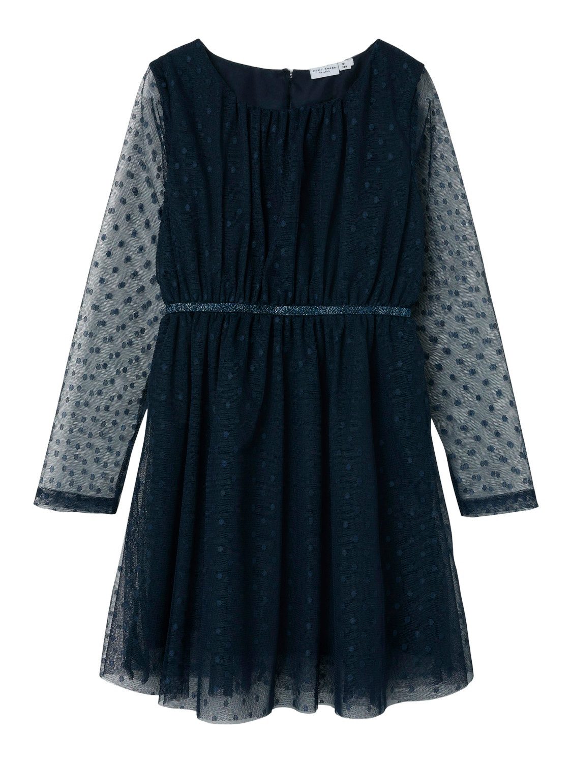 Name It Mini-jurk NKFVABOS LS DRESS NOOS