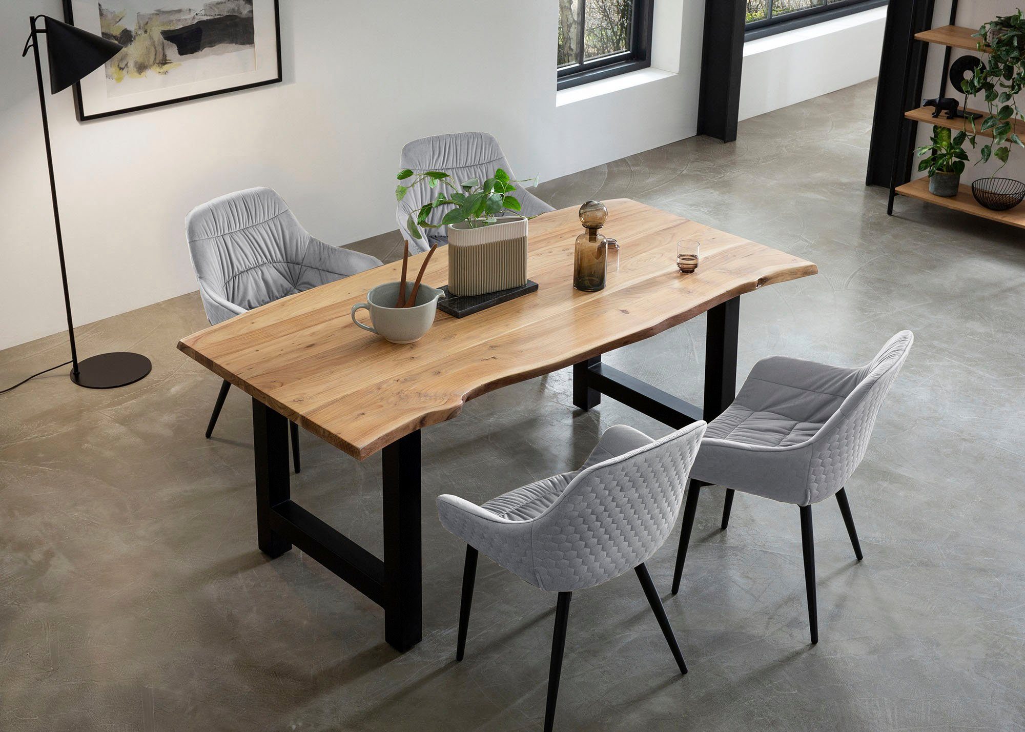 SalesFever Eettafel Massief hout geolied en tweevoudig gewaxt