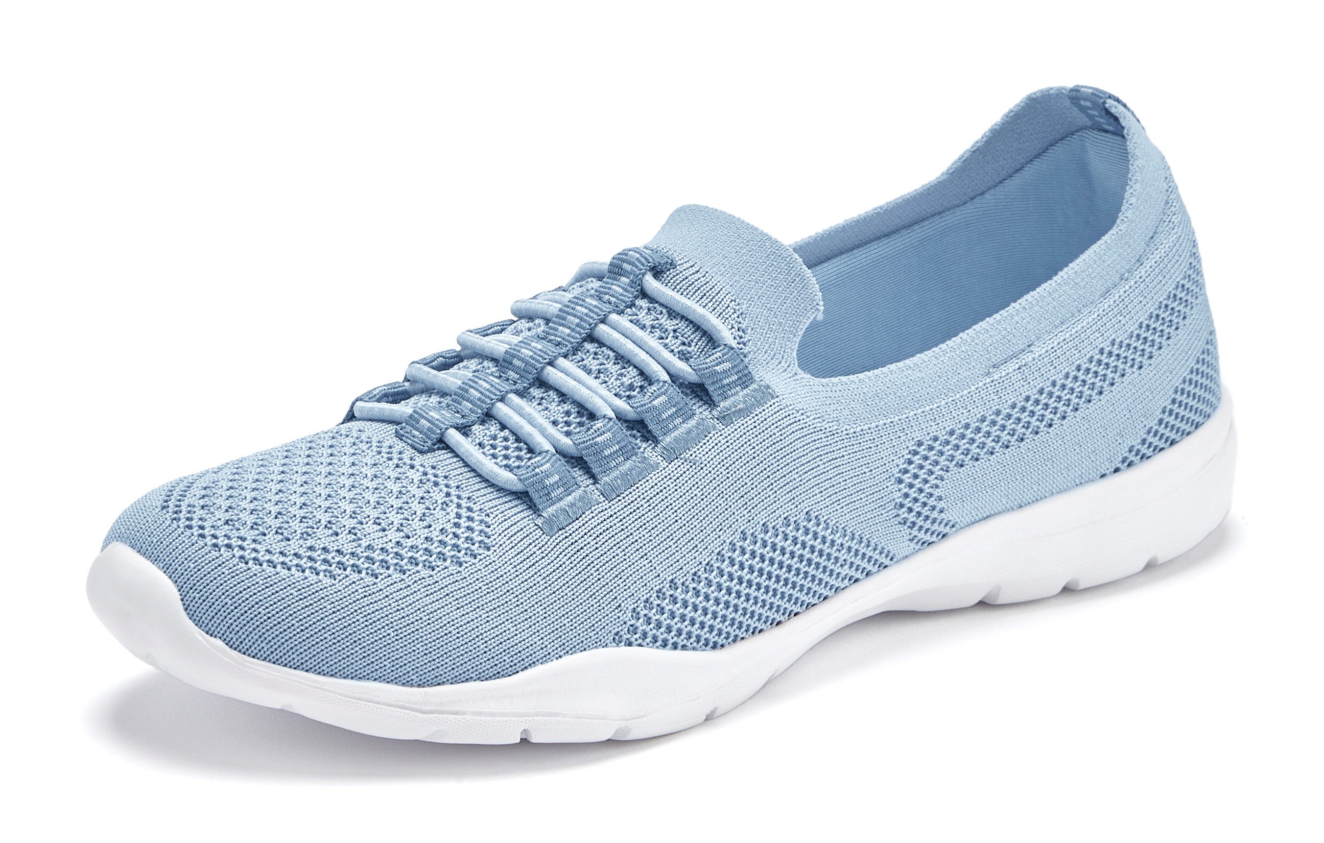 Lascana Sneakers Slippers, lage schoenen, om in te schieten, licht meshmateriaal VEGAN