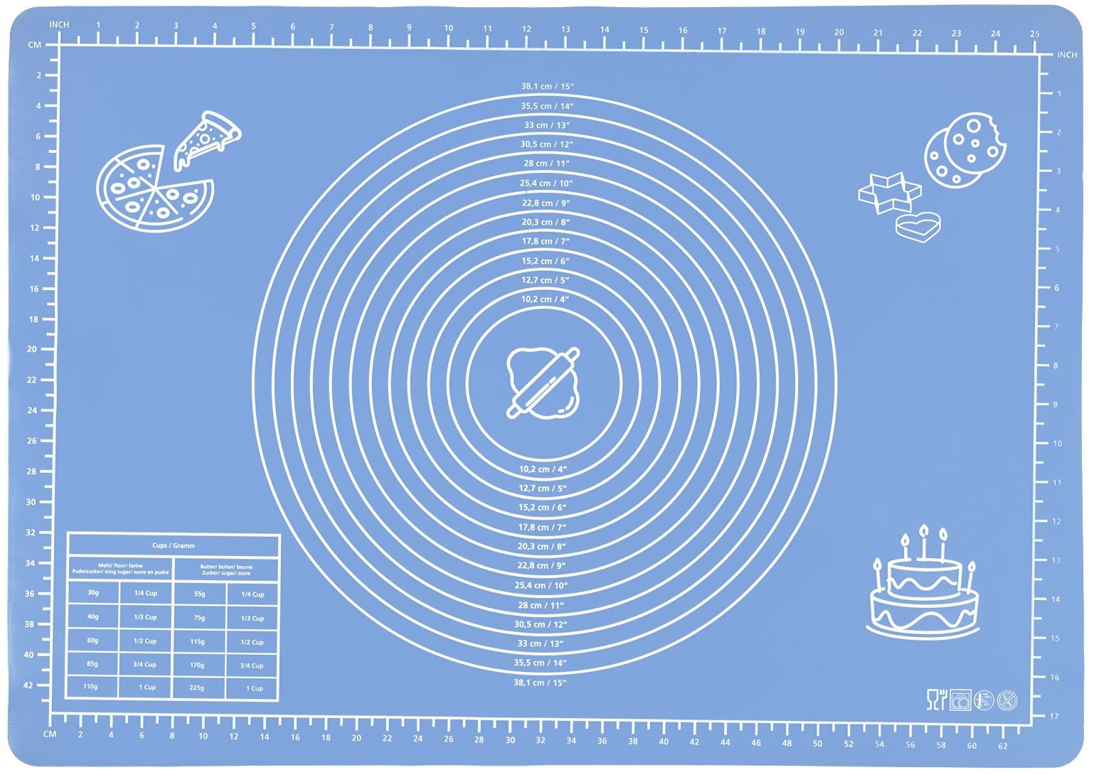 Maximex Bakmat Antiaanbaklaag (set, 3-delig)