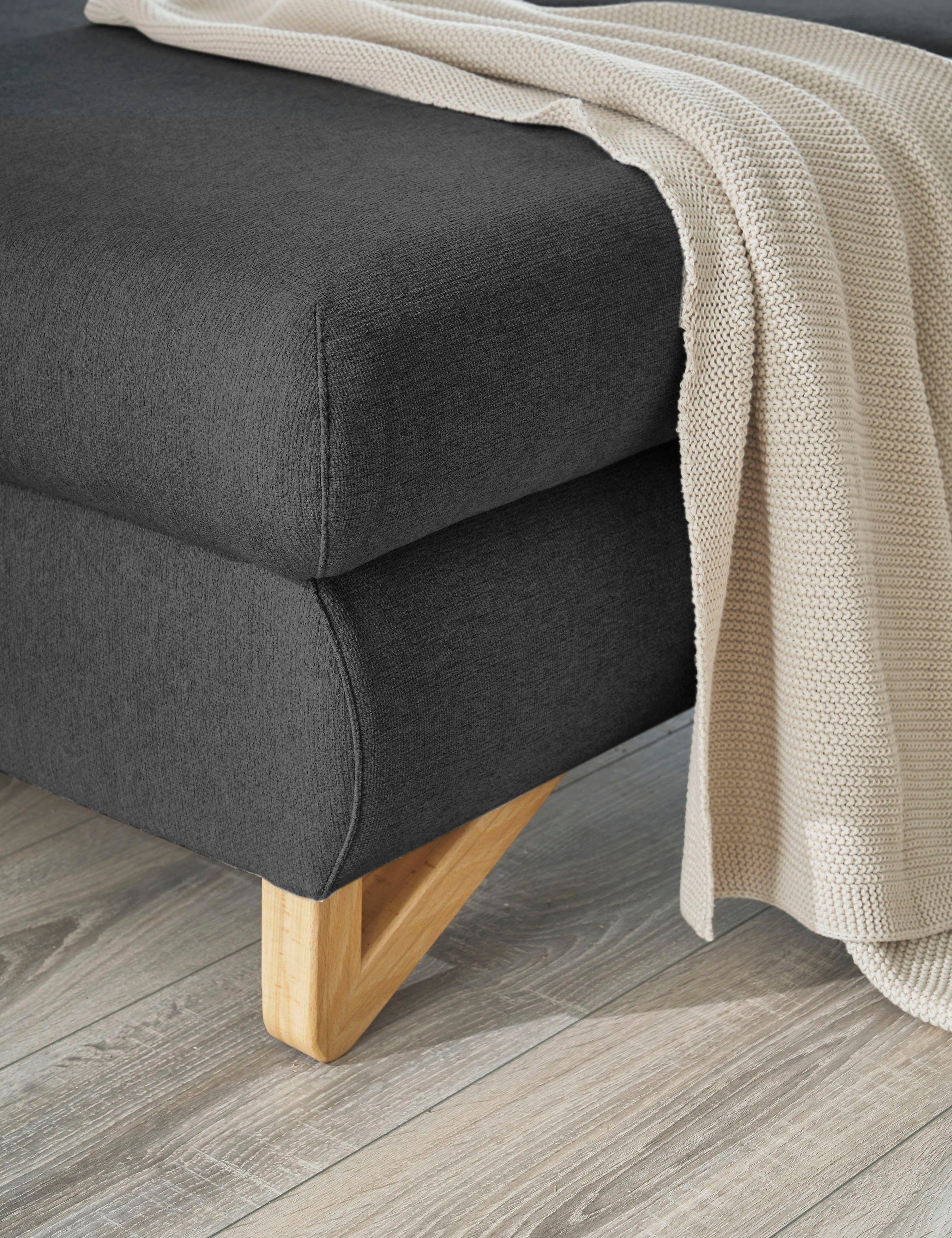 INOSIGN Slaapbank City/Giron comfortabele slaapbank (ligoppervlak 245 x 138 cm) en bedlade