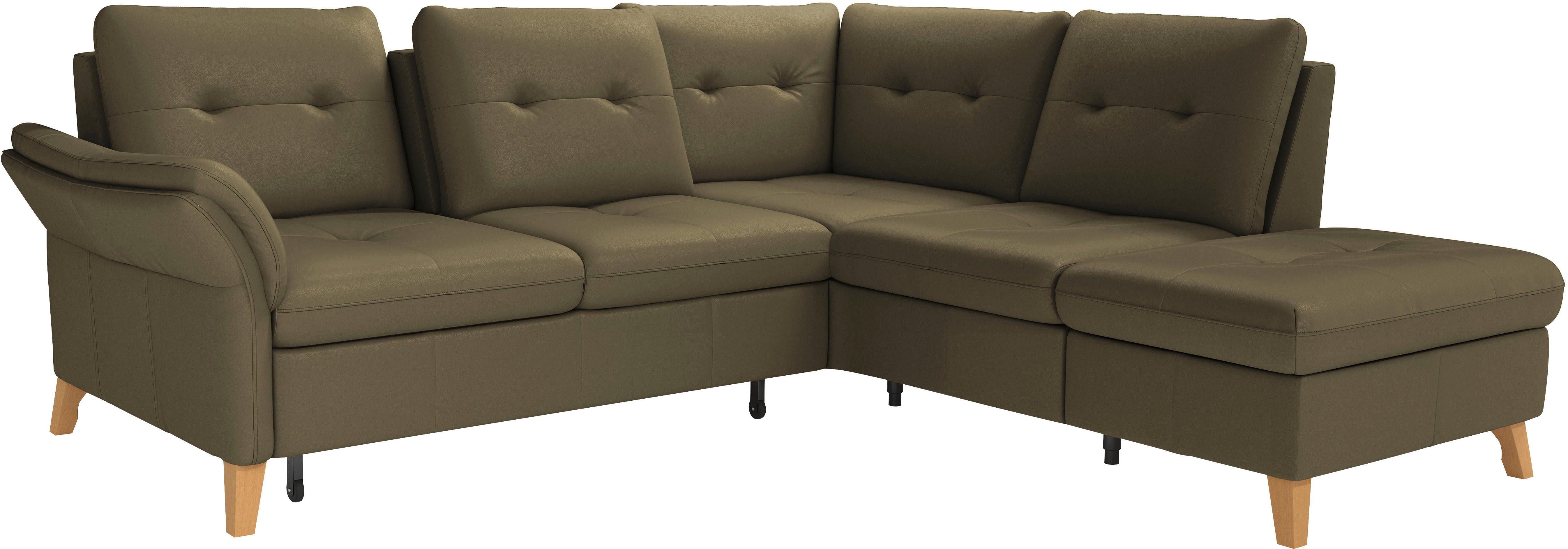 sit&more Hoekbank Göteborg inclusief zitdiepteverstelling, optioneel met bedfunctie & bedlade