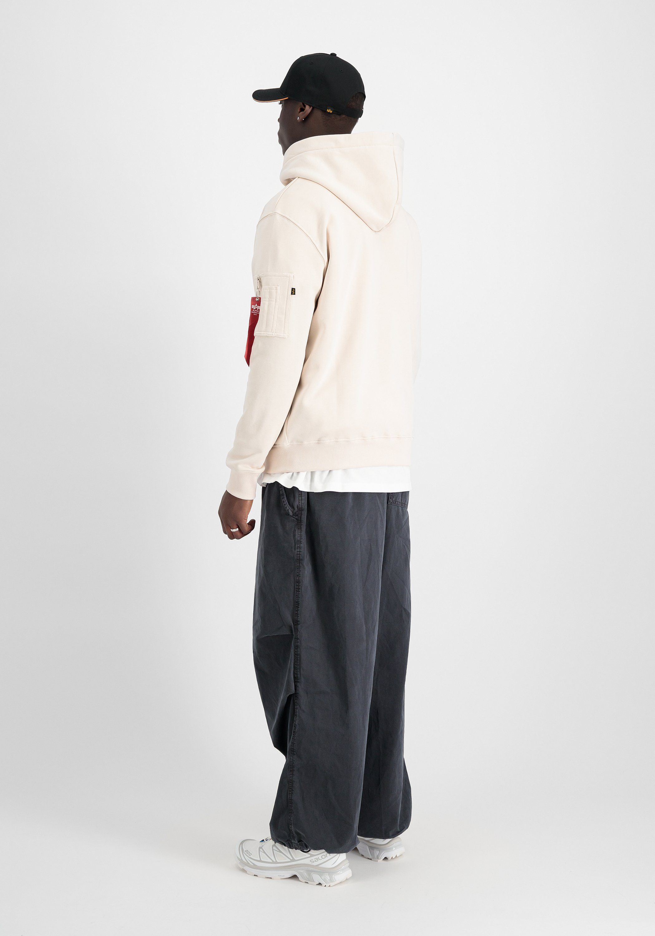 Alpha Industries Hoodie Men Hoodies Alpha Puff Print Hoodie