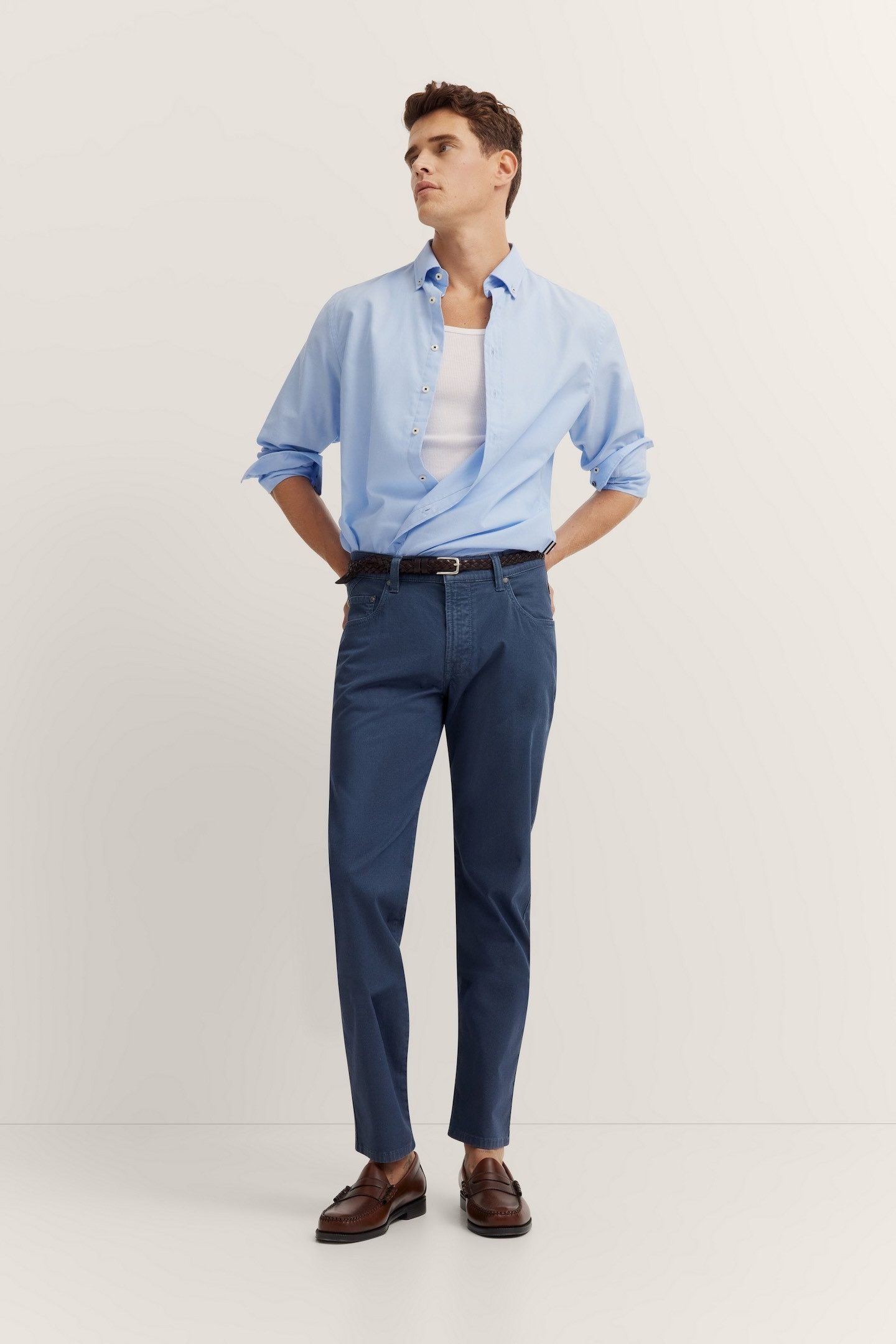 Bugatti Five-pocketsbroek met stretchfunctie