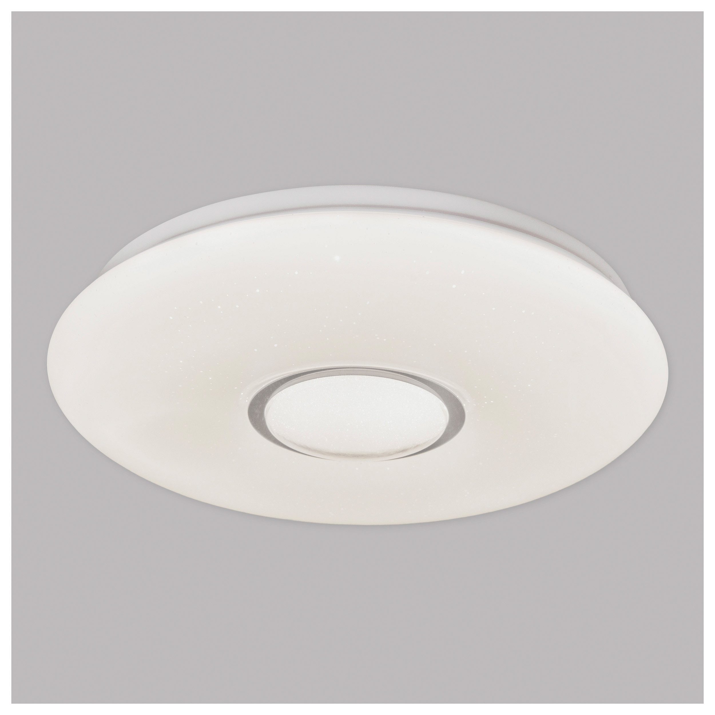näve Led-plafondlamp Picton Lampenkap kristaleffect, stapsgewijs dimbaar via wandschakelaar, warm wit (1 stuk)