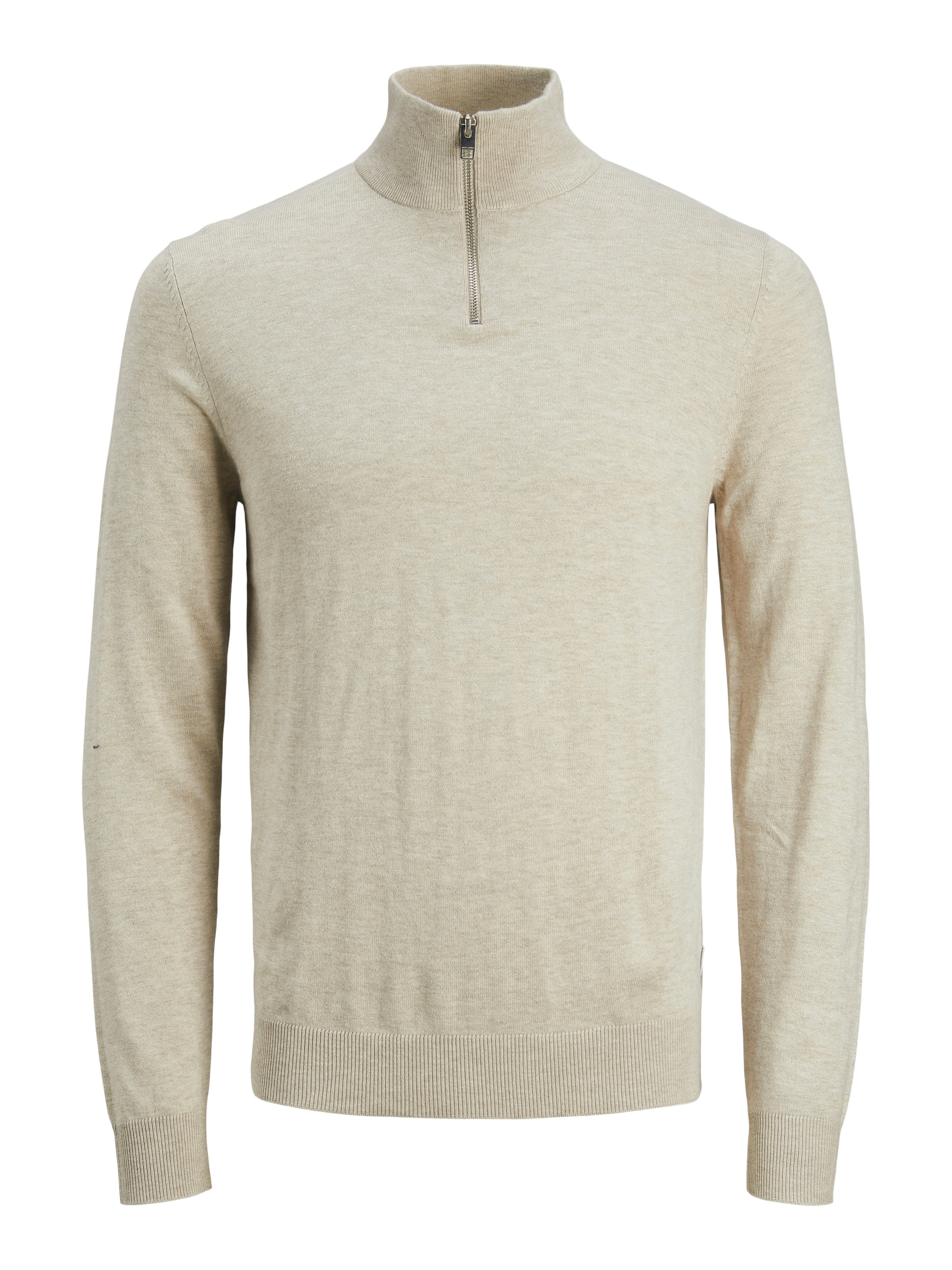 Jack & Jones Junior Schipperstrui JJEEMIL KNIT HALF ZIP NOOS JNR