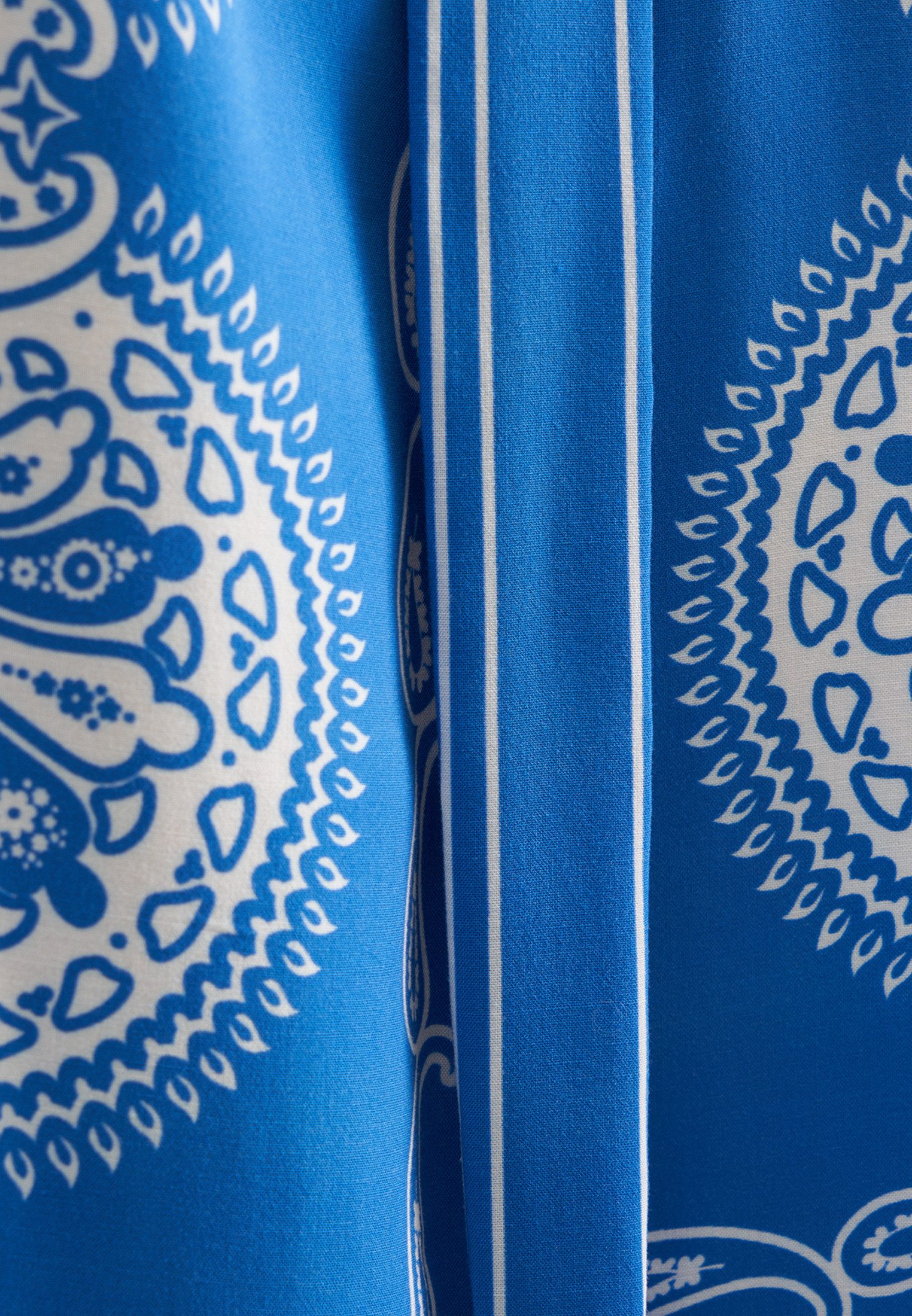 seidensticker Overhemdblouse Zwarte roos Langarm kraag sjaalprint